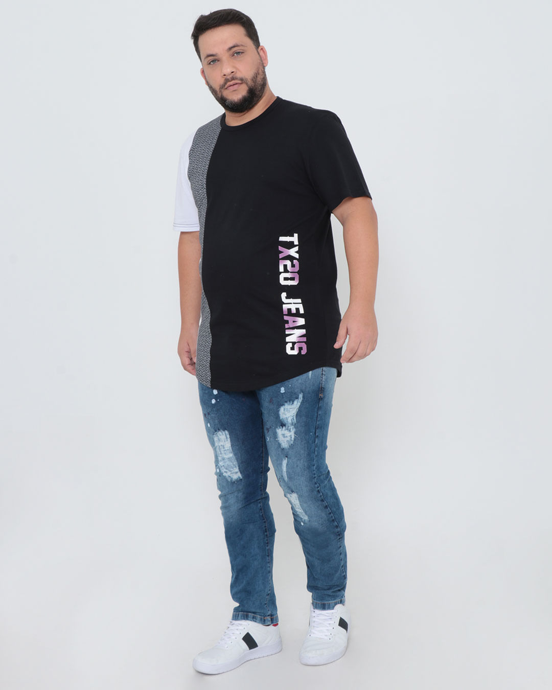 Camiseta-09783-Tie-Die-Estampada-Plus---Preto