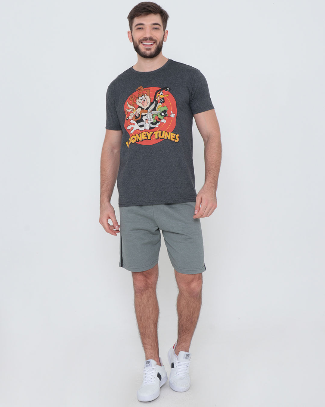 Camiseta-0018995-Looney-Tunes---Mescla-Escuro
