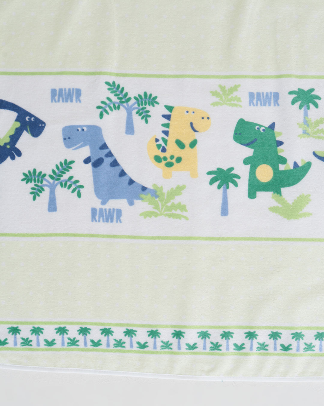 Toalha-Bh-Veludo-Capuz-Bebe-Dino---Verde-Outros