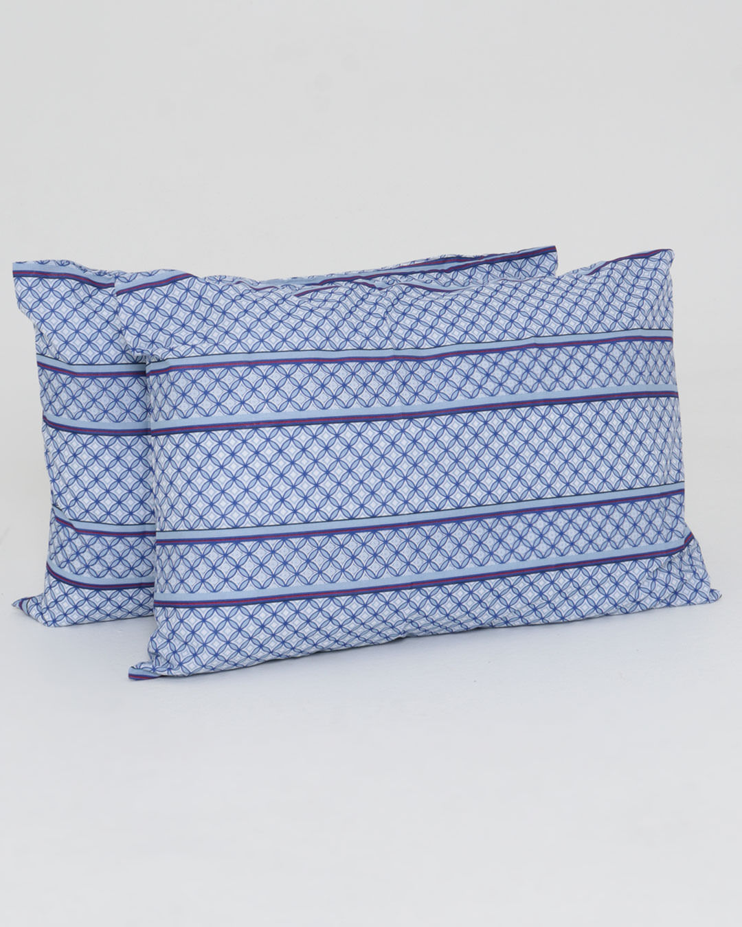 Jg-Cama-King-Size-Campestre-Faixas-Azul---Azul-Geometrico