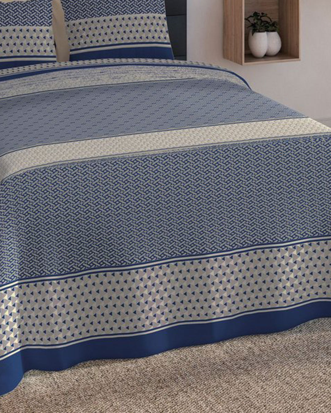 Jg-Cama-Crystal-Casal-4-Pcs---So---Bege-Outros