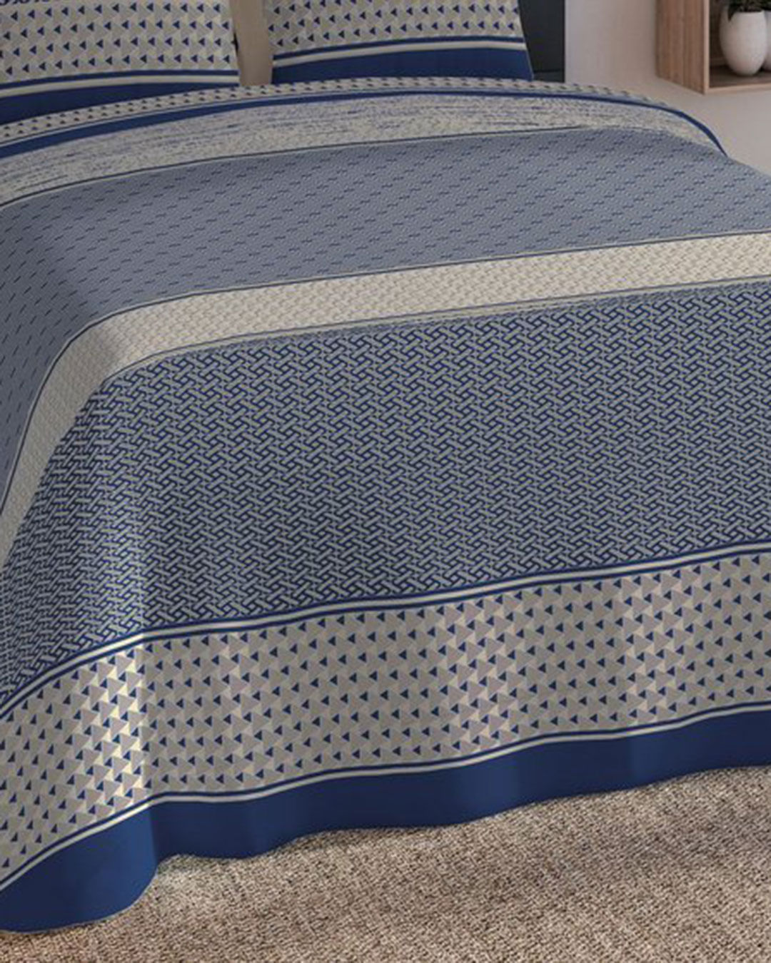 Jg-Cama-Crystal-Casal-4-Pcs---So---Bege-Outros