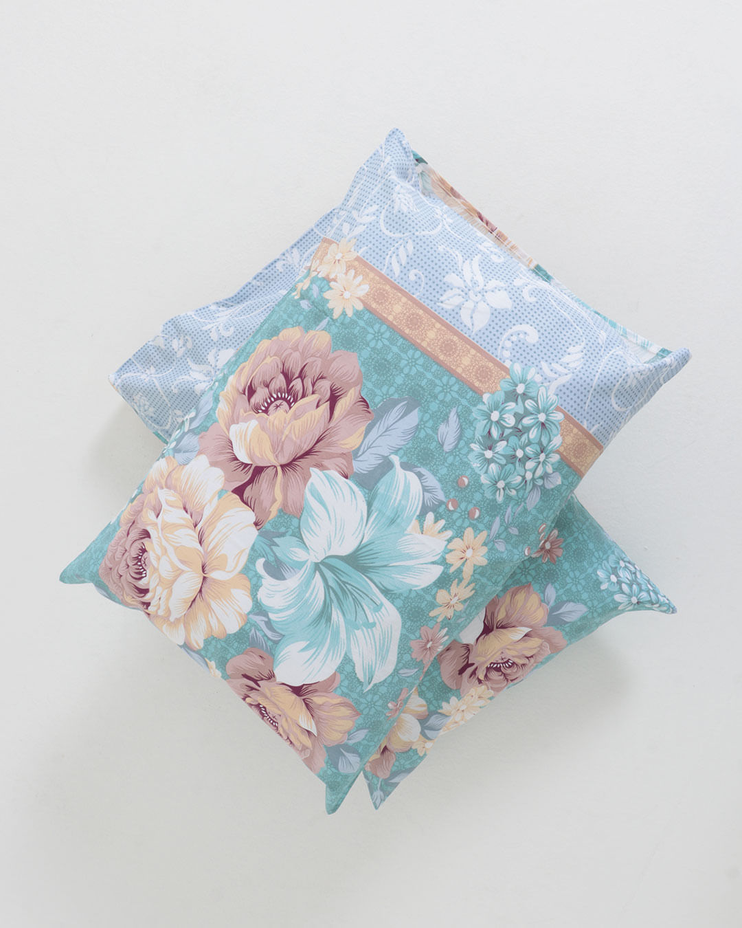 Jg-Cama-Crystal-Casal-4-Pcs---So---Verde-Floral