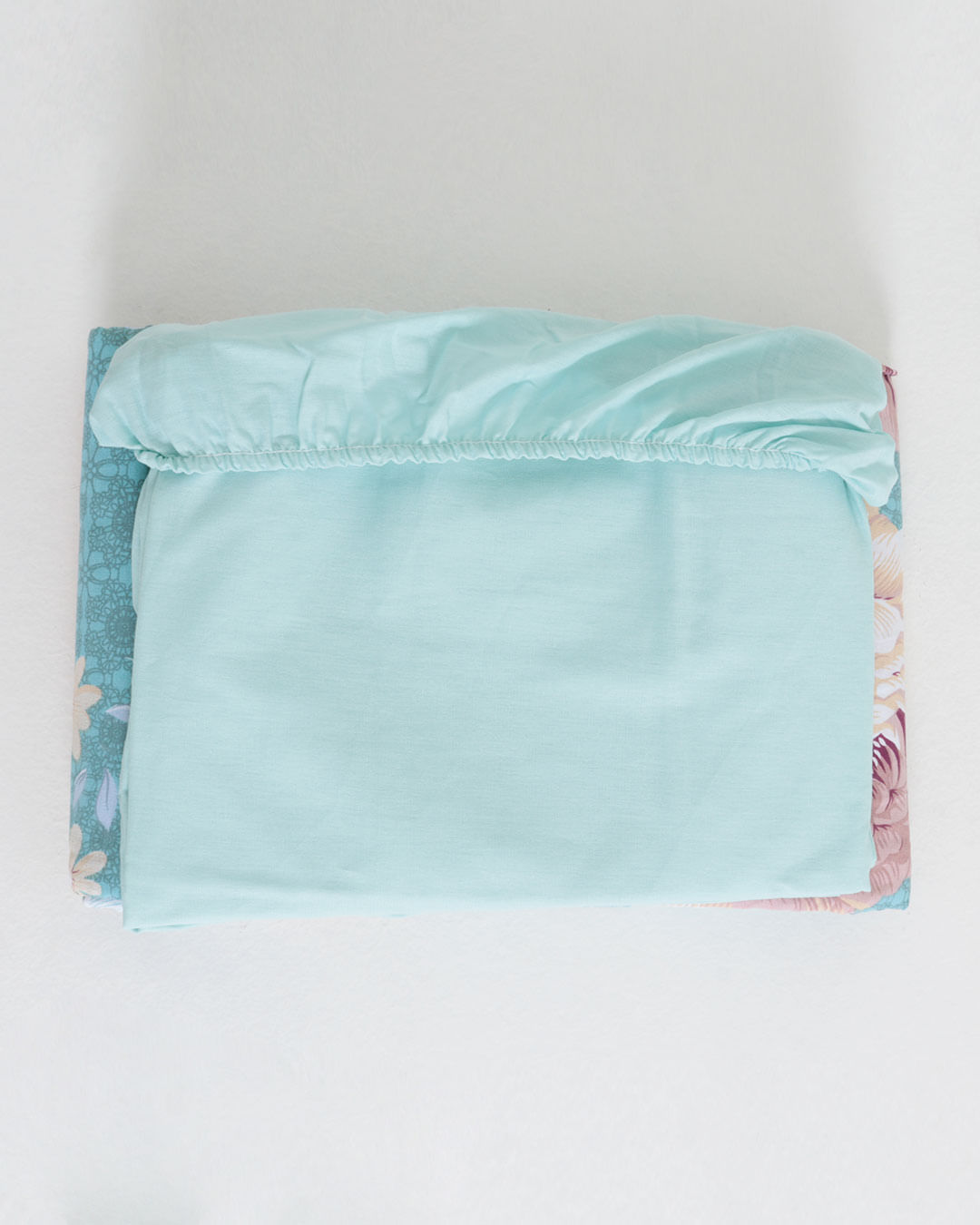 Jg-Cama-Crystal-Casal-4-Pcs---So---Verde-Floral
