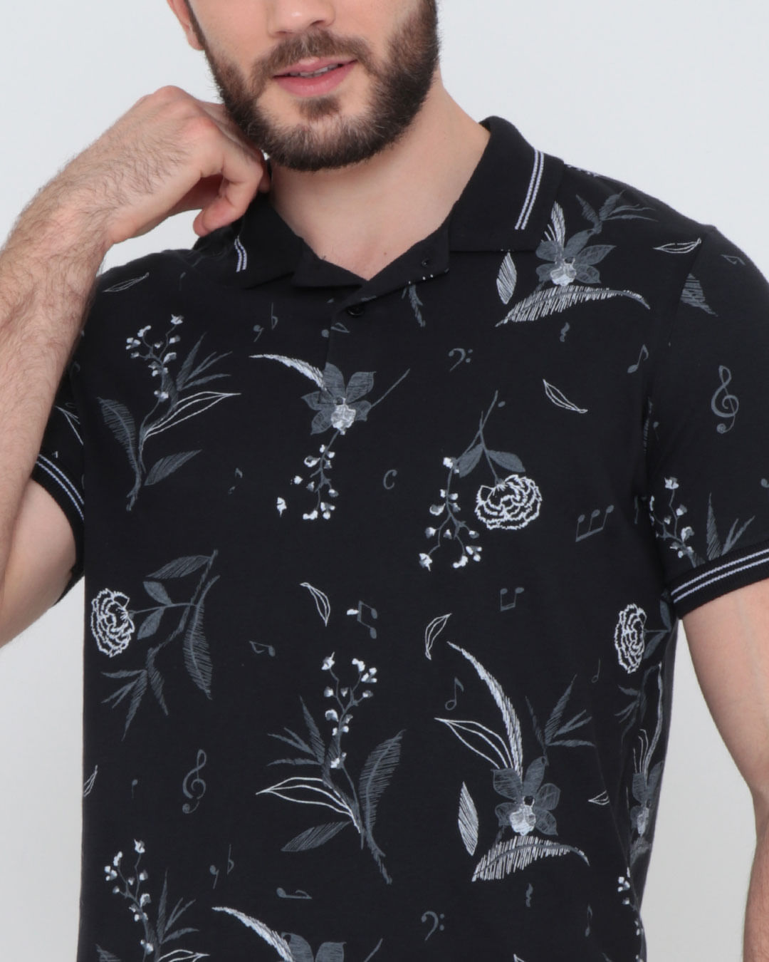 Polo-Tr1430001-Floral-Preta-Pgg---Preto-Floral