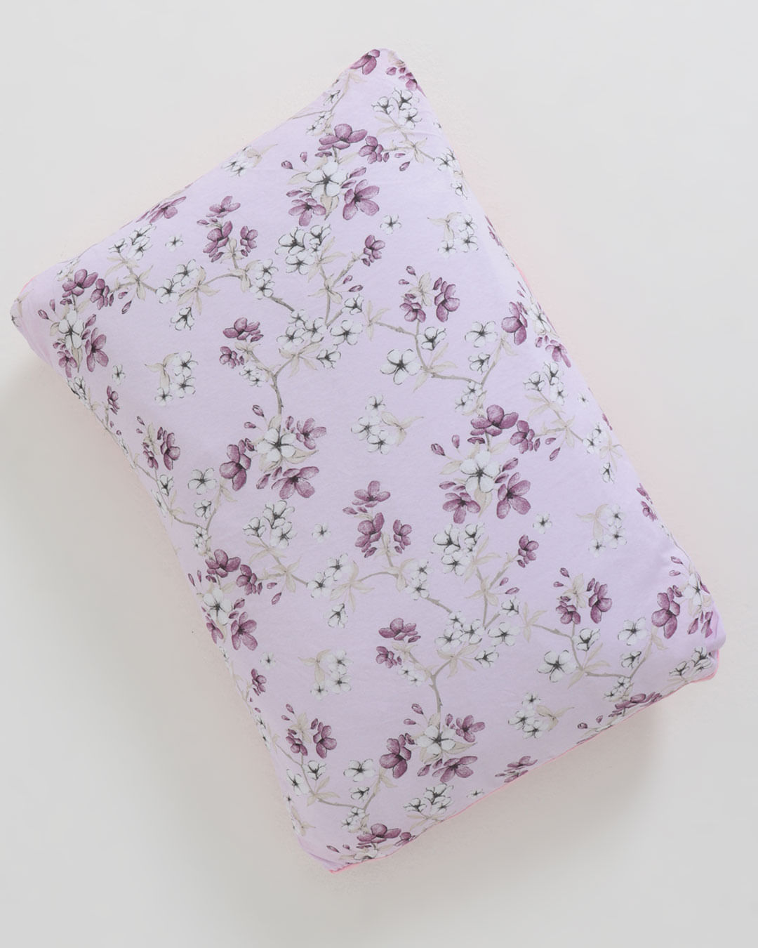 Jg-De-Cama-Solteiro-Slim-2-Pcs---Lilas-Floral