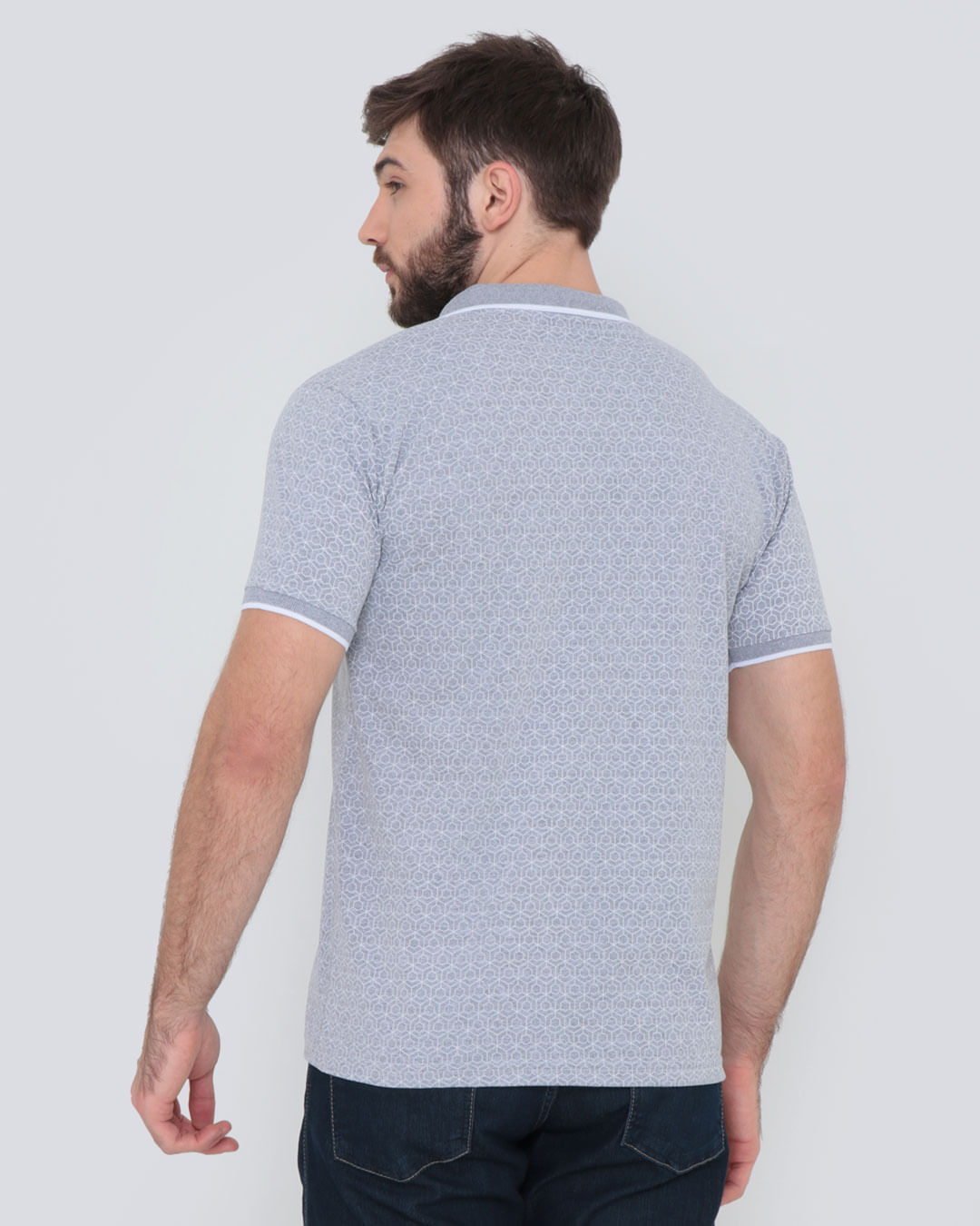 Polo-Ib10118-Listrprint-Cinza-Esc-Pgg---Cinza-Claro