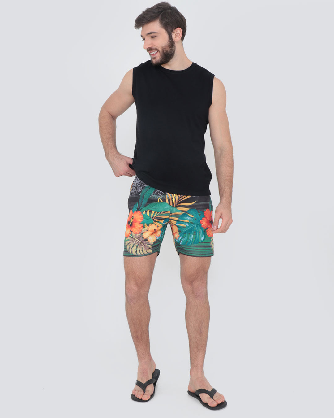 Board-Short-198-Mauricinho-Est-Sort---Preto-Floral