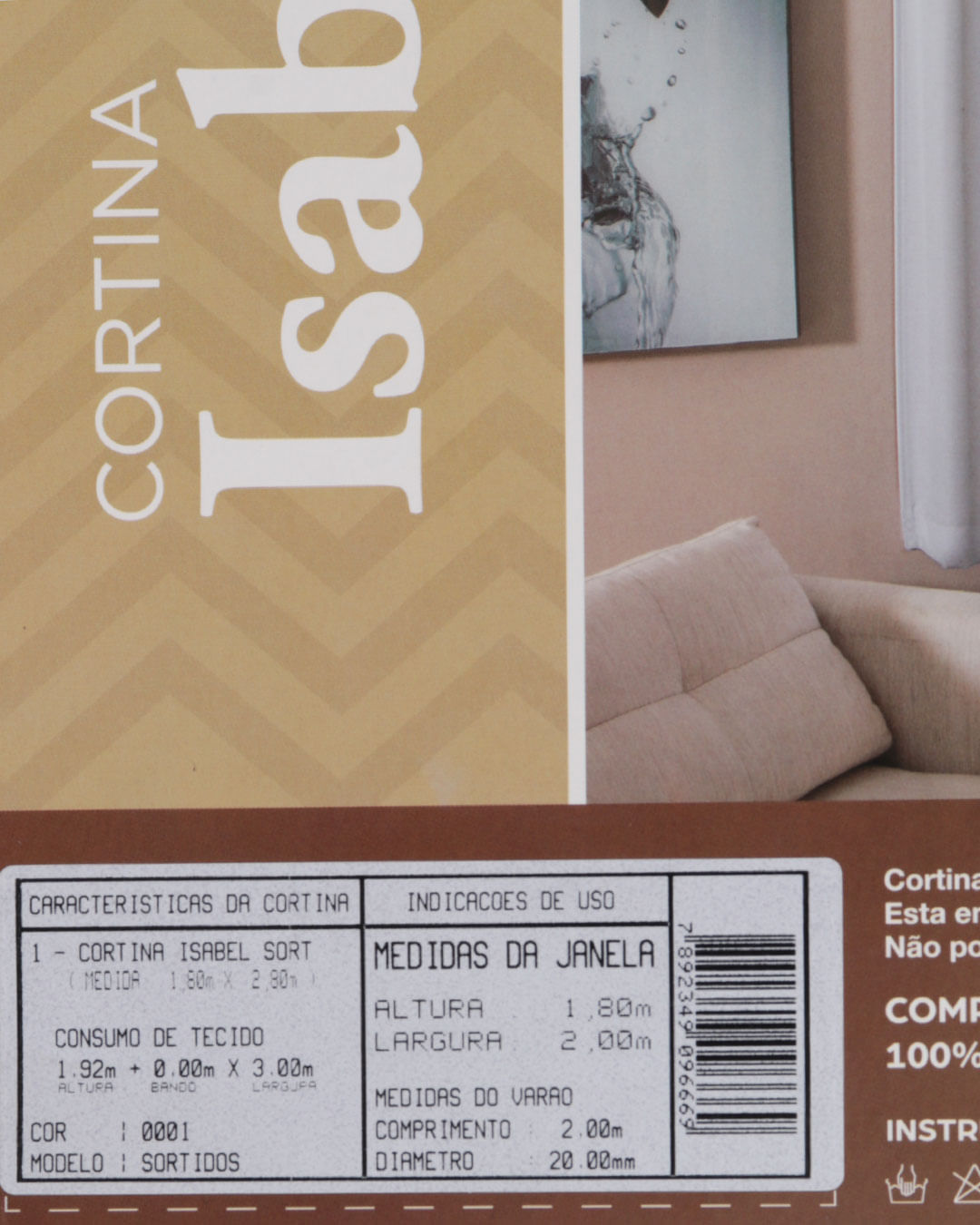 Cortina-Isabel-Sort-Para-Varao-Ate-2-Mts---Terracota-Medio