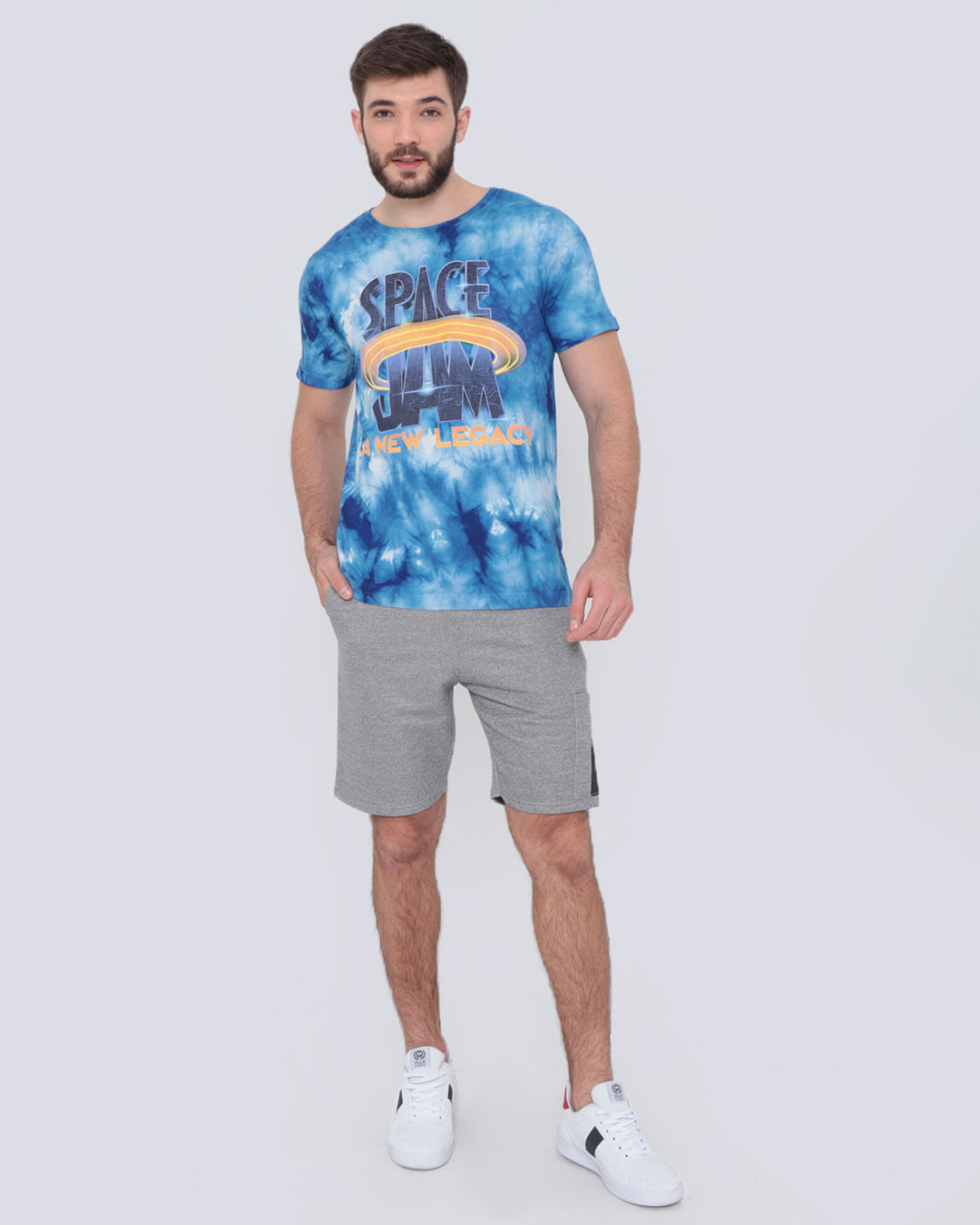 Camiseta-Space-Jam-Ttj115-P-Ao-Gg---Azul-Medio
