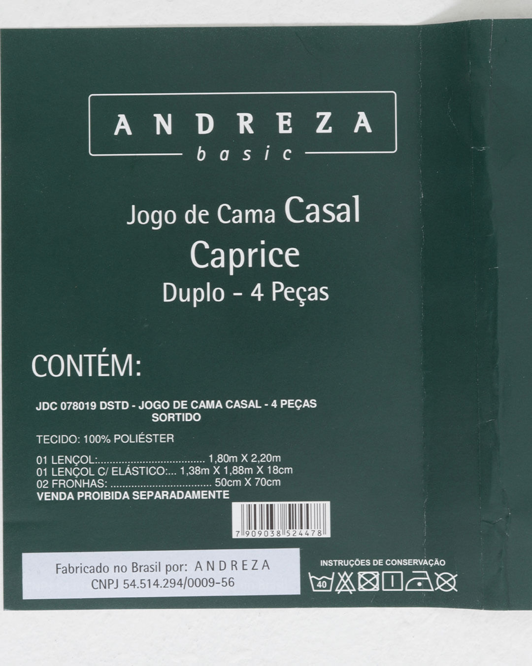 Jogo-De-Cama-Casal-Caprice---4-Pecas---Azul-Listrado