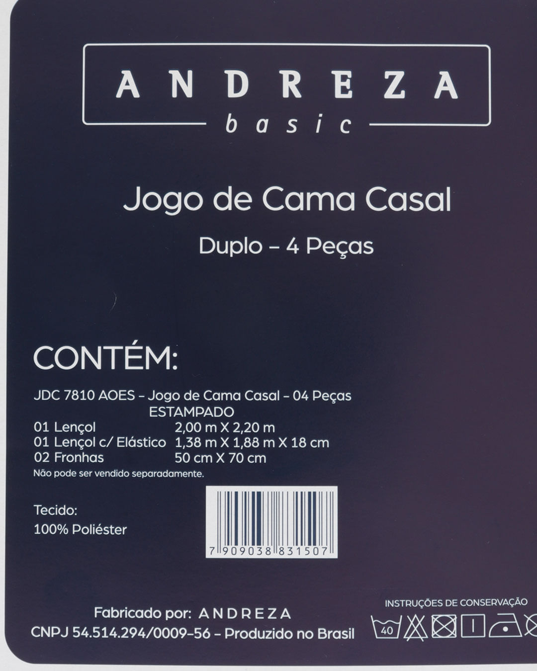 Jogo-De-Cama-Casal-Caprice---4-Pecas---Branco-Outros
