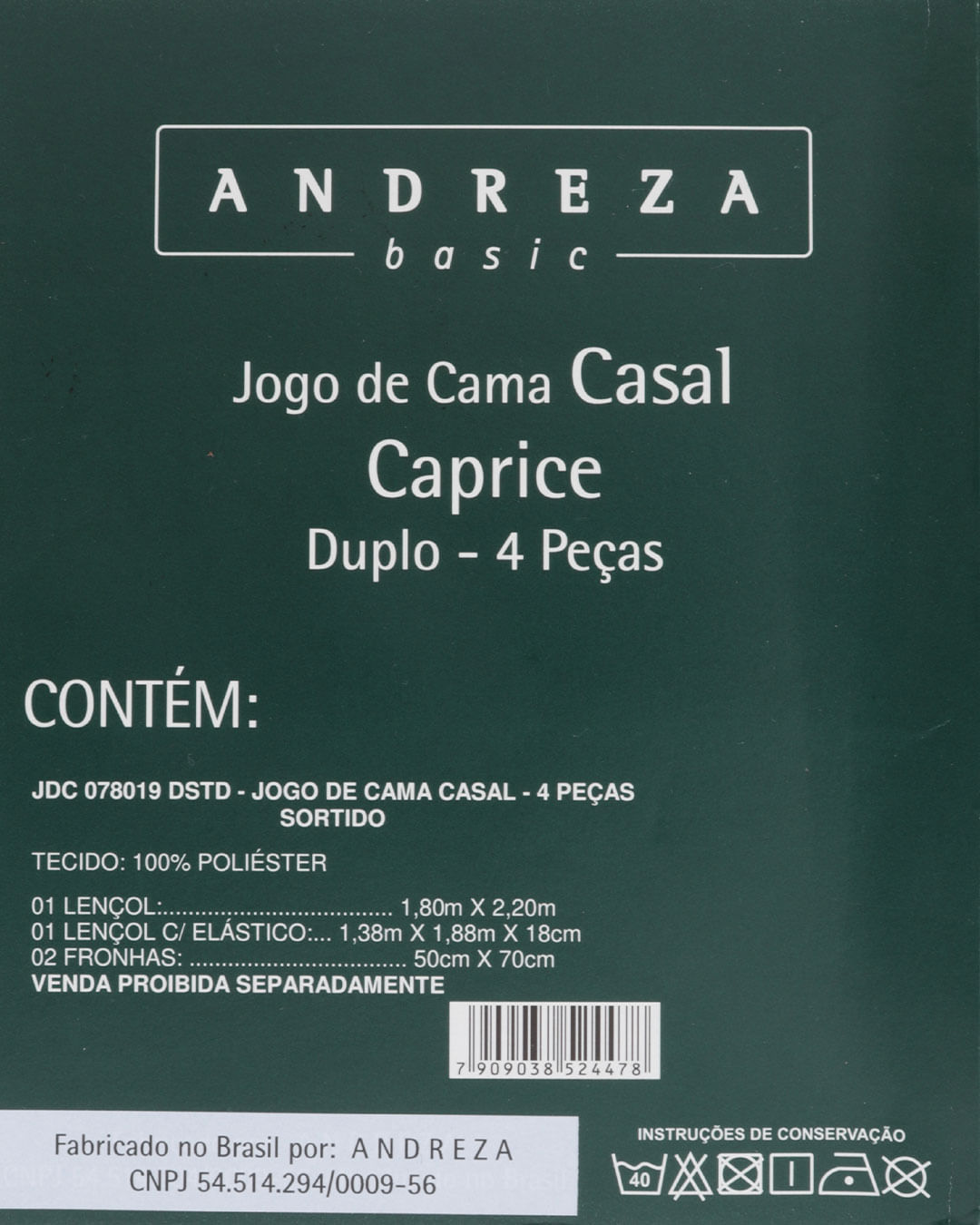Jogo-De-Cama-Casal-Caprice---4-Pecas---Rosa-Medio
