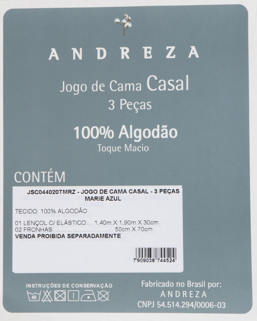 Jg-Cama-Casal-Marie-Azul---3-Pc---Branco-Floral
