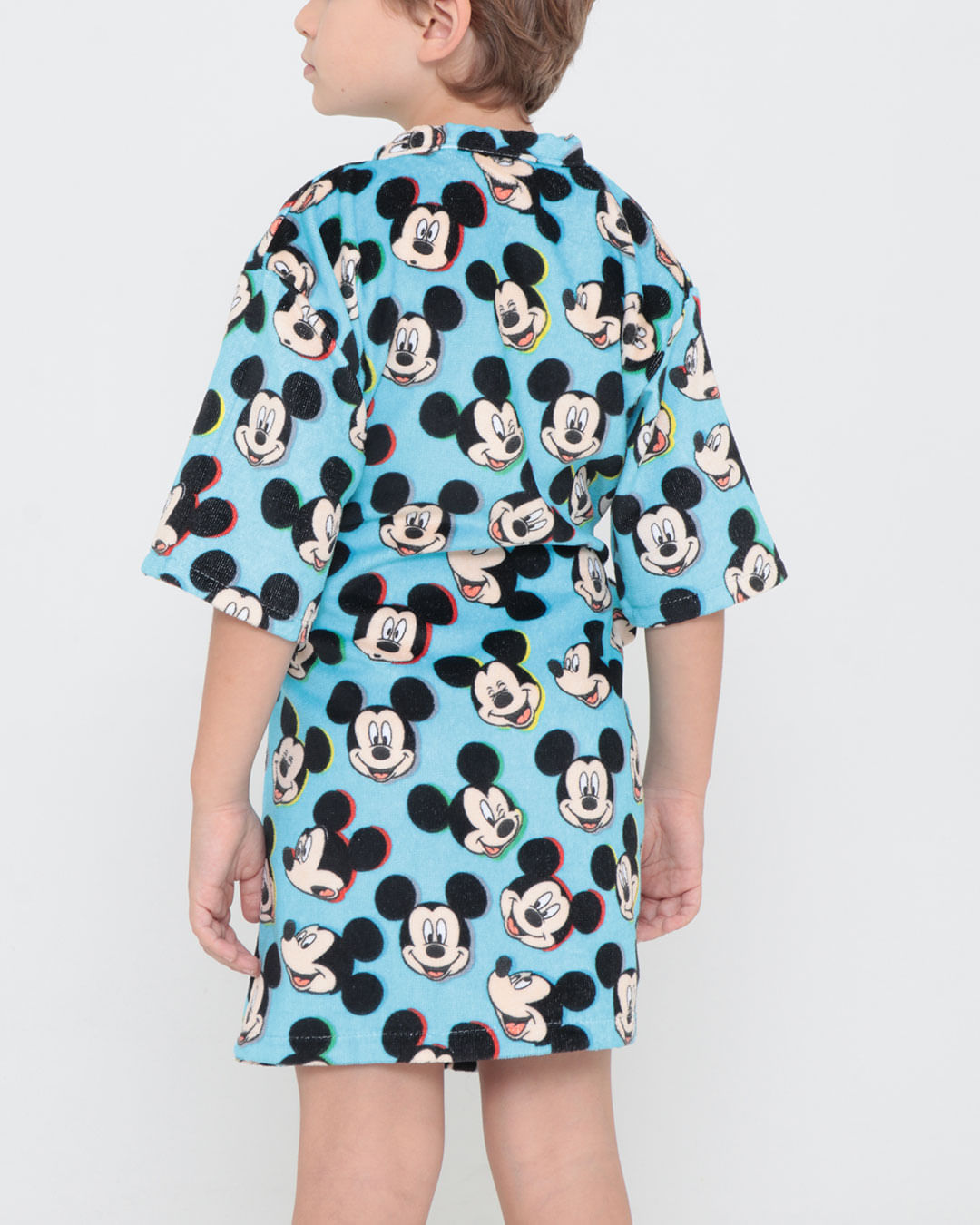 Roupao-Inf-Veludo---Mickey-Colors---Azul-Claro