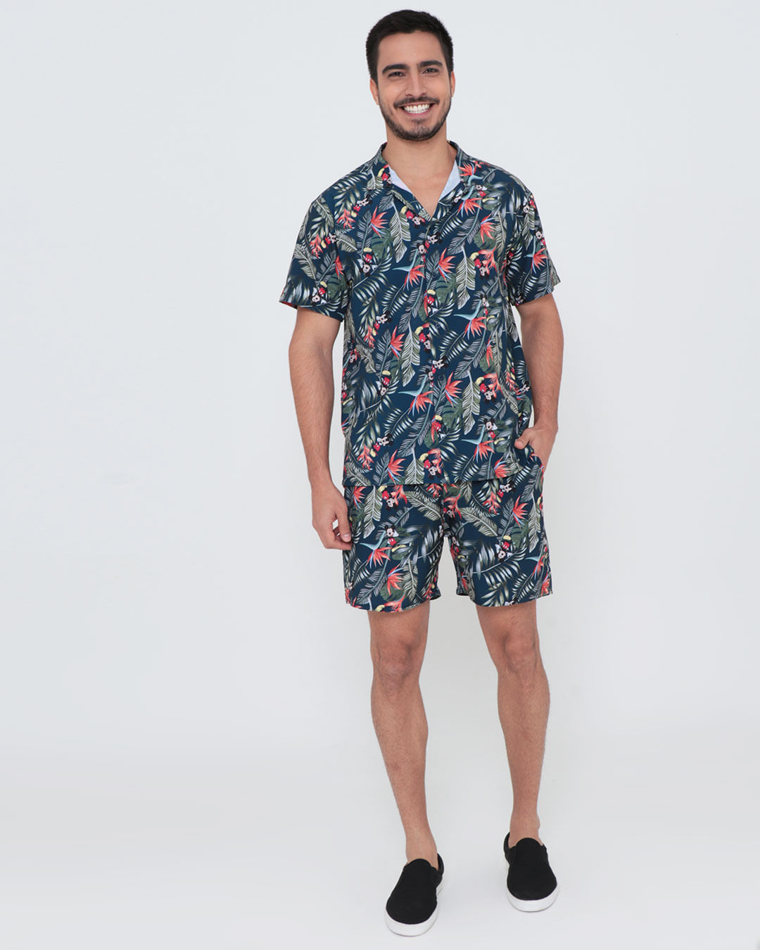Camisa-Tt11984-Mickey-Floral---Marinho-Floral
