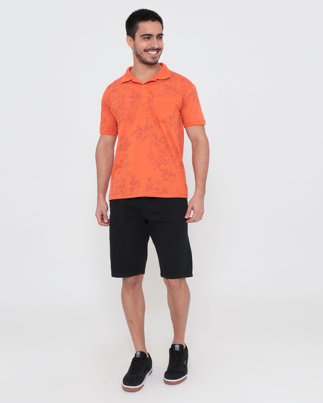 Polo-Ib12000-Floral-Laranja-Pgg---Laranja-Floral