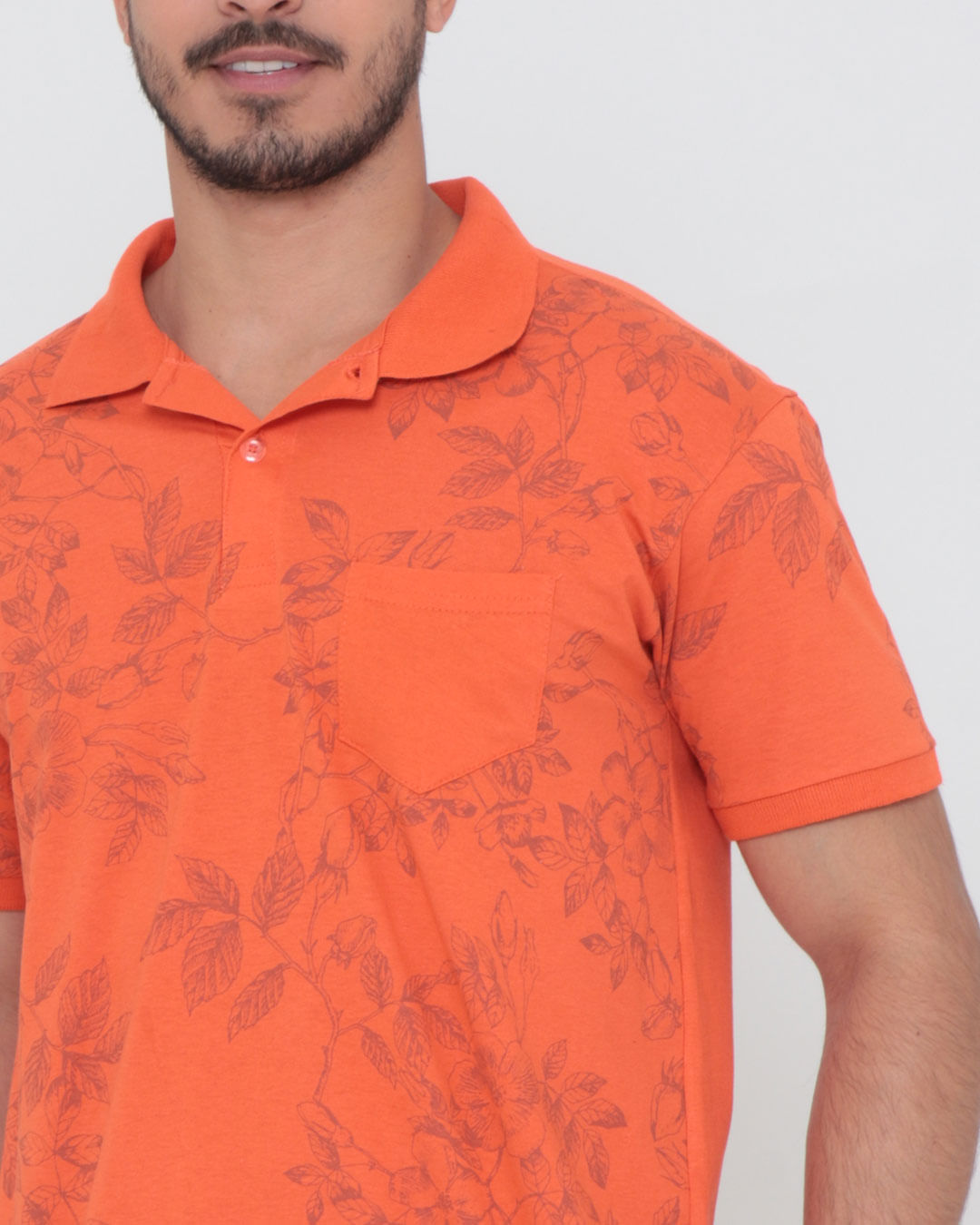 Polo-Ib12000-Floral-Laranja-Pgg---Laranja-Floral