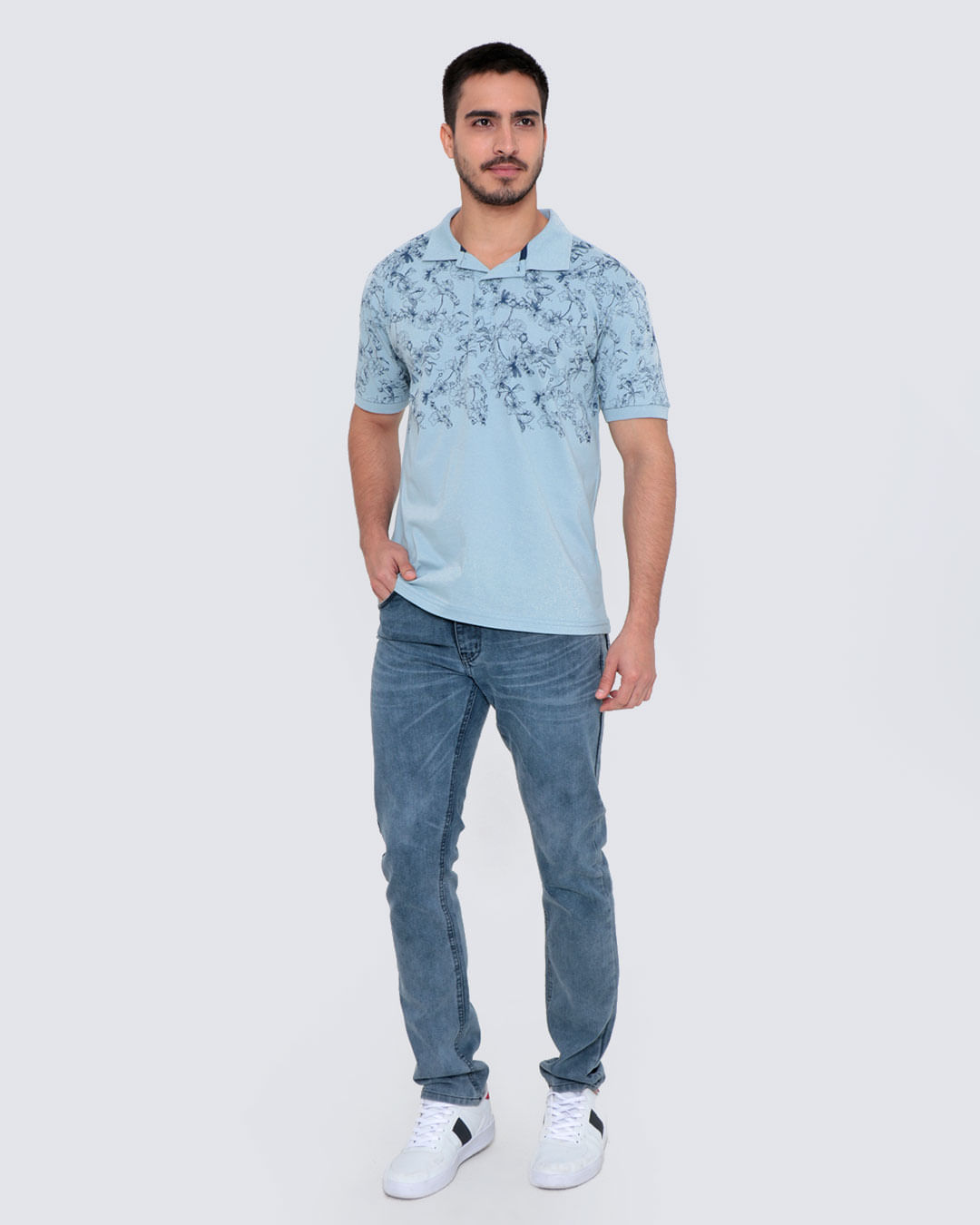 Polo-Ib11623-Floral-Blue-Fog-Pgg---Azul-Floral