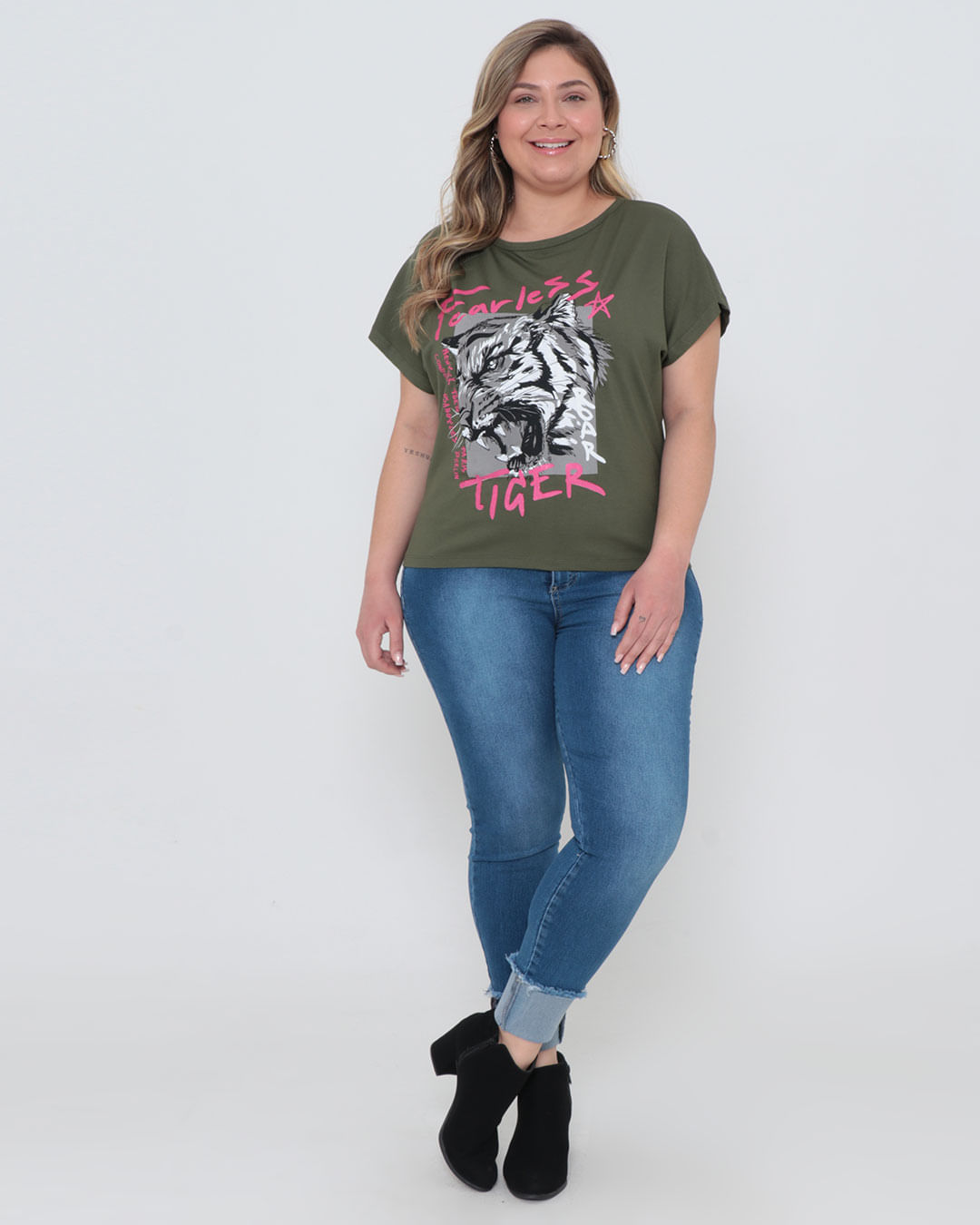 Tshirt-5382-Fearless---Verde-Escuro