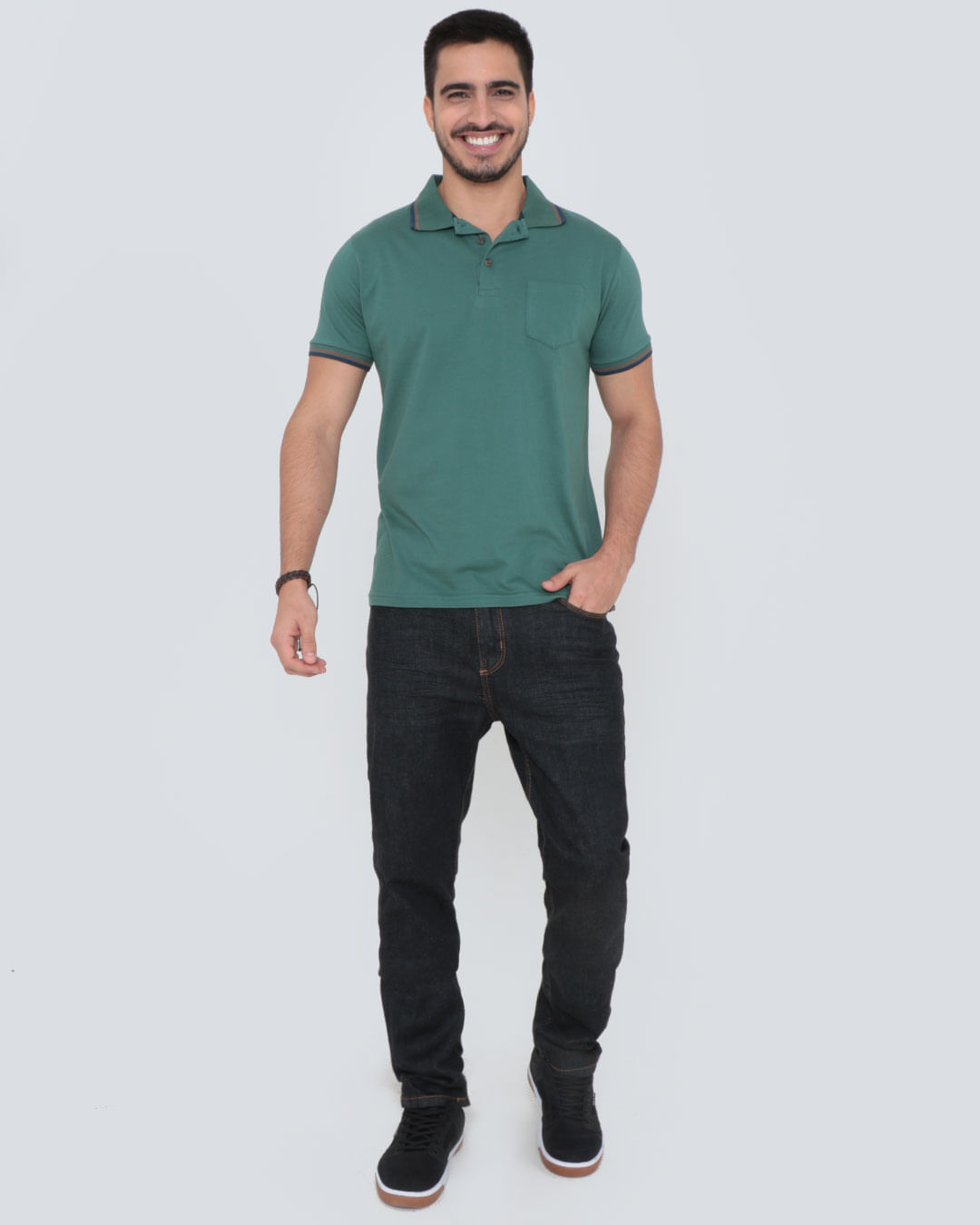 Polo-Clipe-Trc283-Verde-Pgg---Verde-Escuro