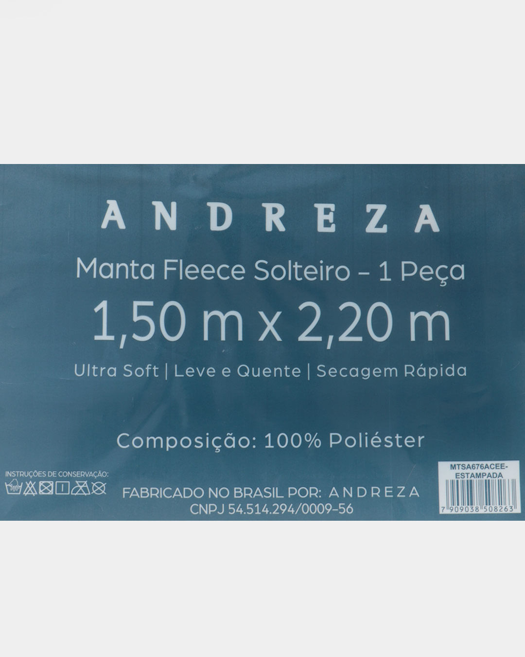 Manta-Solteiro-Estampada---Azul-Xadrez