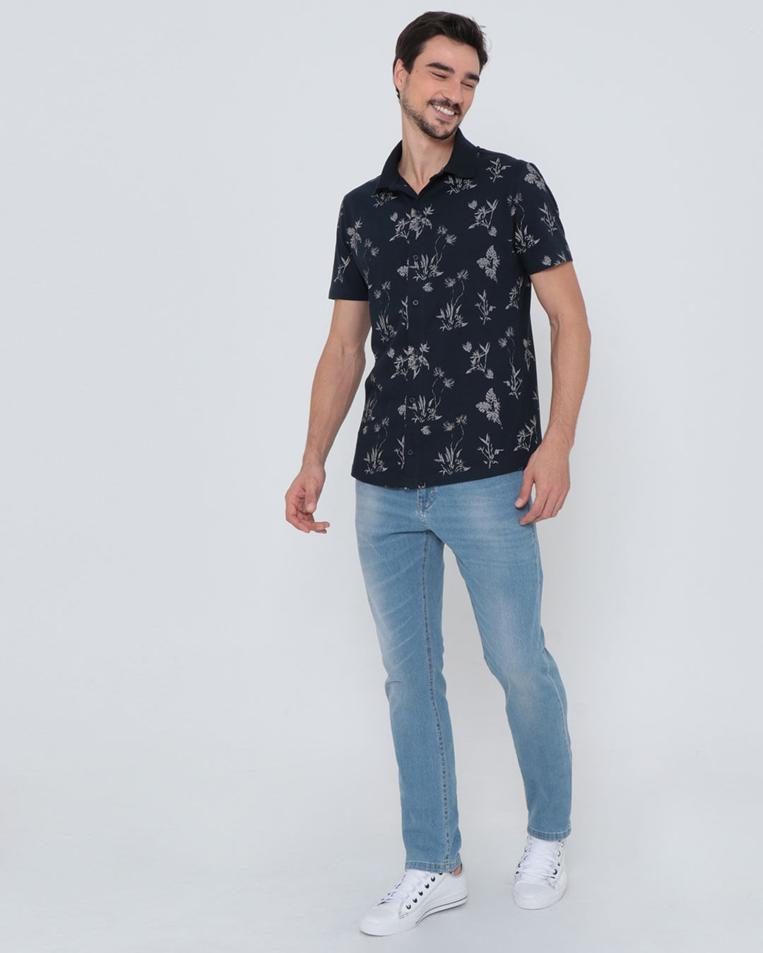 Camisa-Mc-Malha-Floral-Marinh-Tt448-Pgg---Marinho
