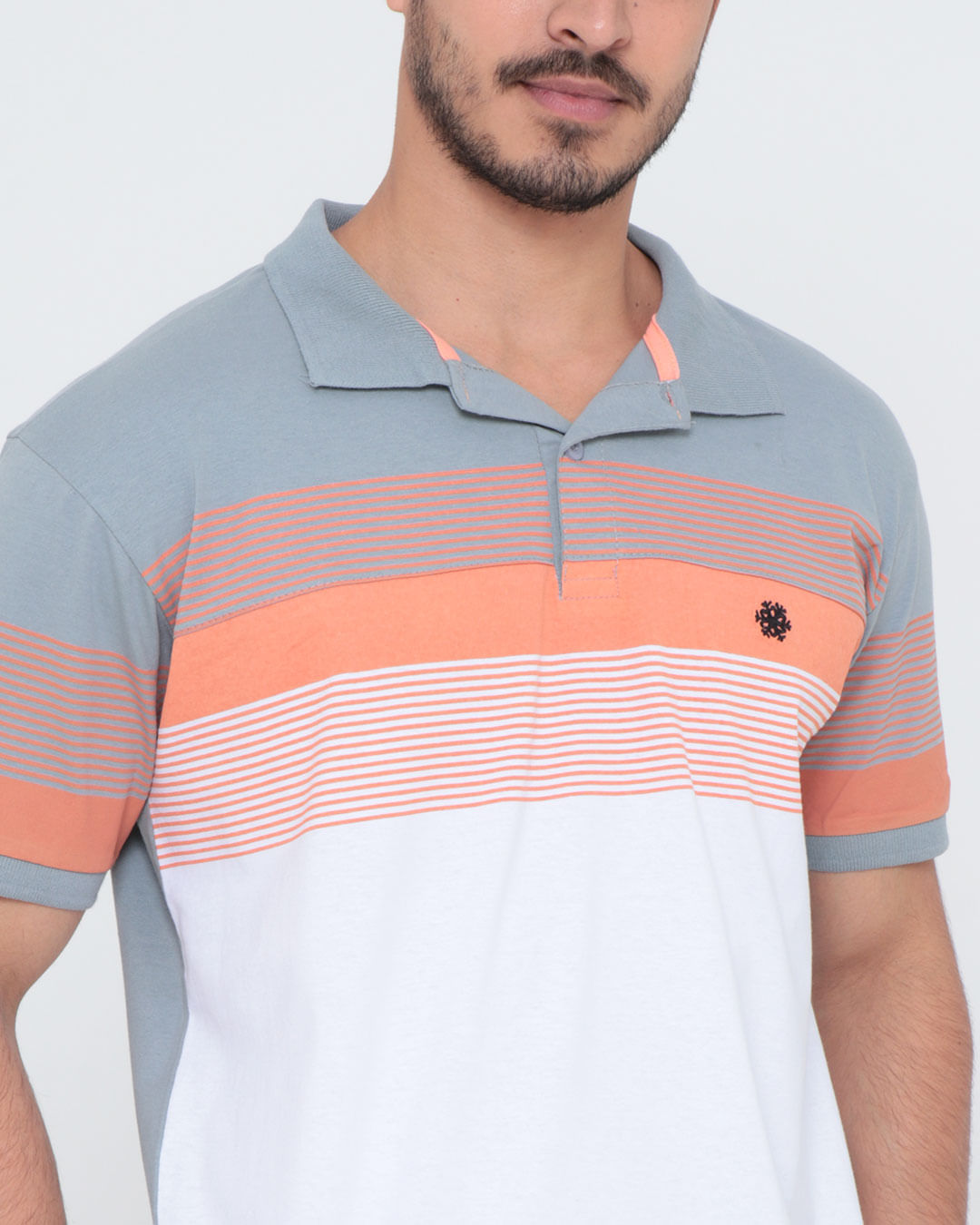 Polo-Ib10090-Listrprint-Cinza-Claro-Pgg---Cinza-Listrado