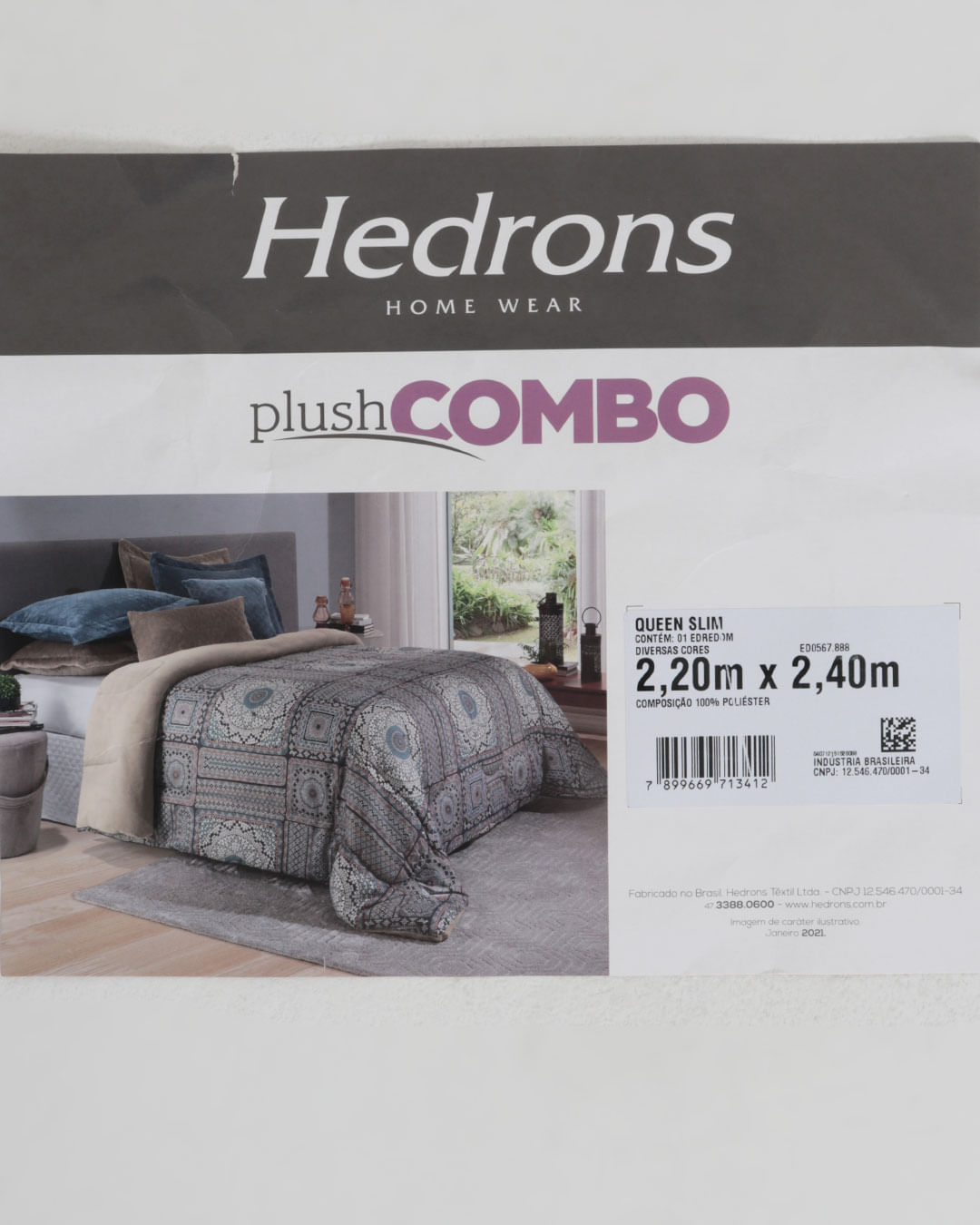 Coberdrom-Queen-Plush-Combo-Soft--Slim---Rosa-Escuro