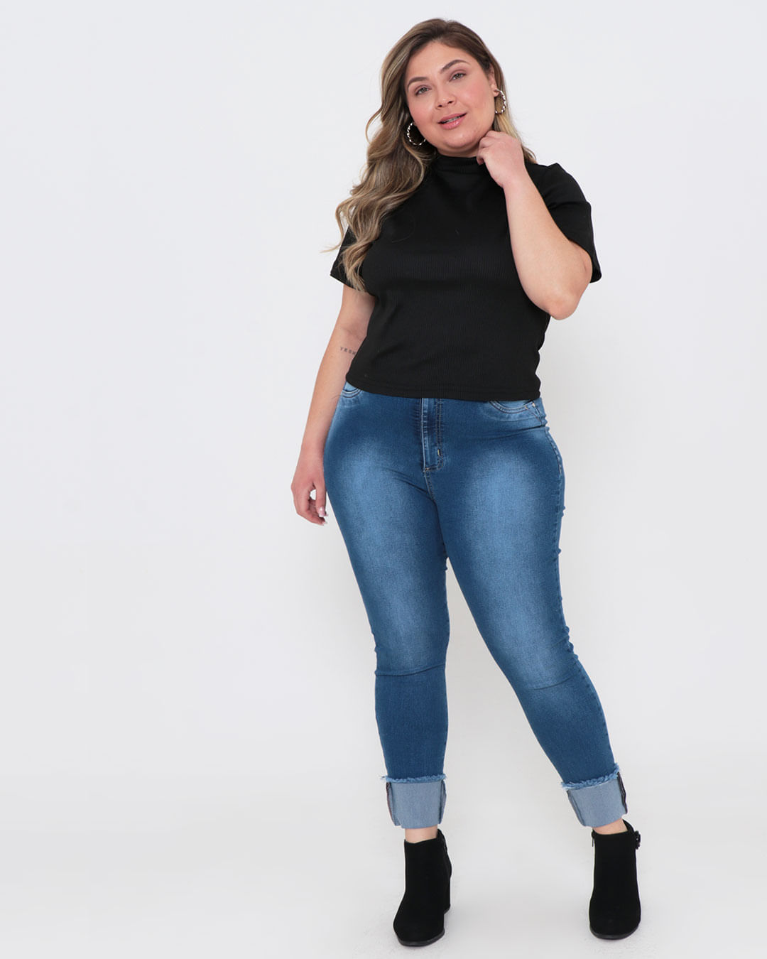 Tshirt-7850pl-Ribana-Gola-Alta---Preto
