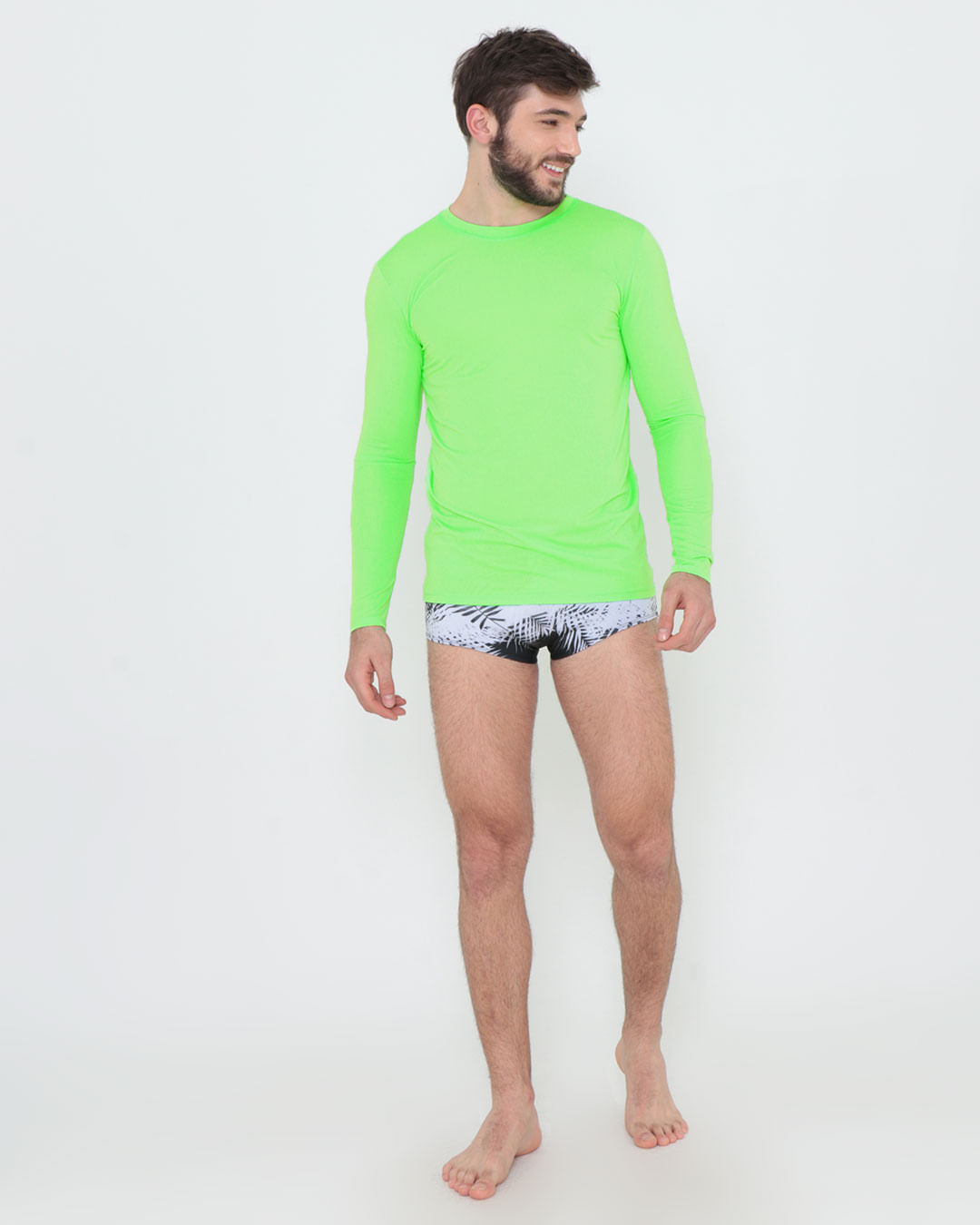 Camiseta-Cm6801-Manga-Longa--Uv---Verde-Neon