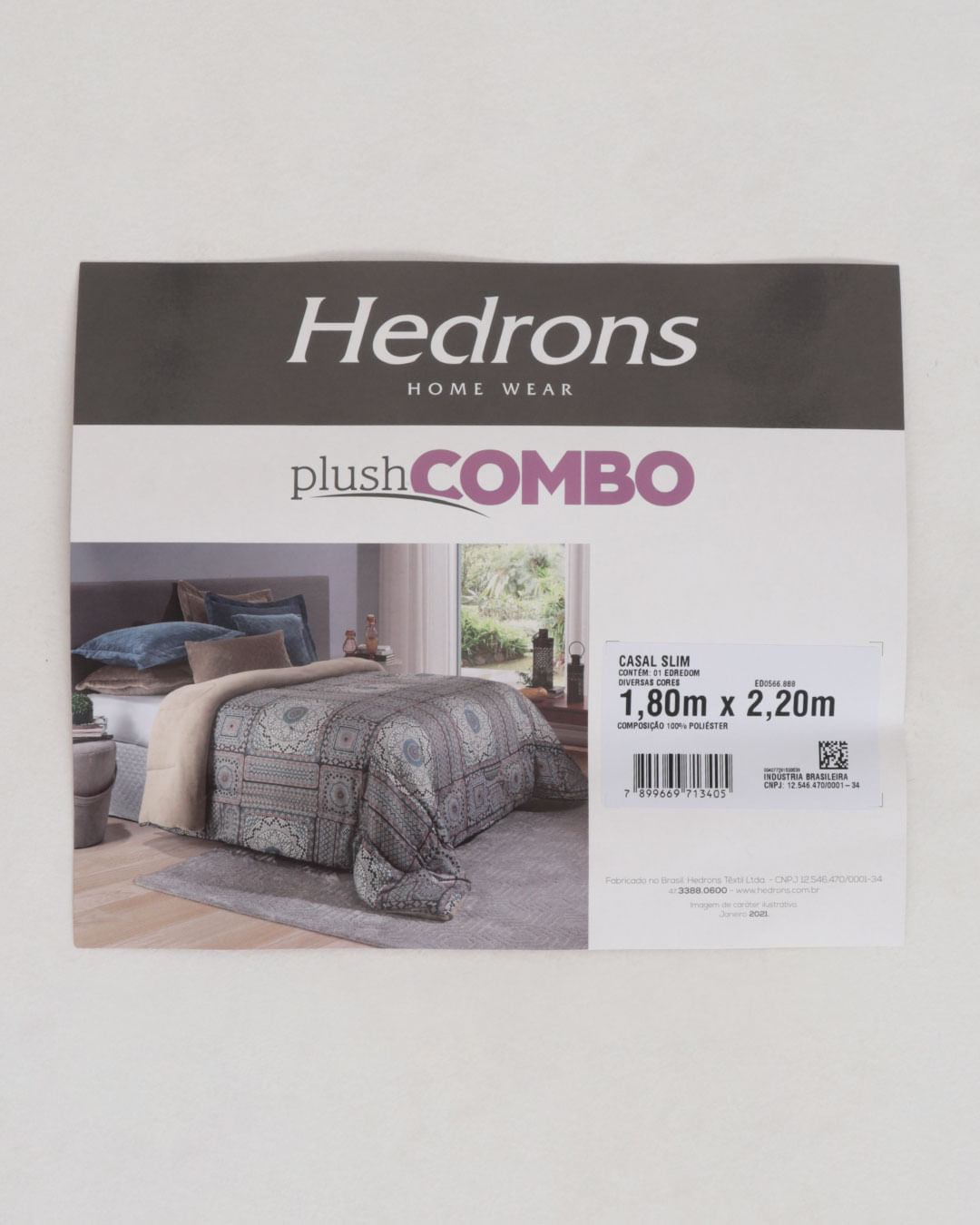 Coberdrom-Casal-Plush-Combo-Soft-Slim---Cinza-Geometrico