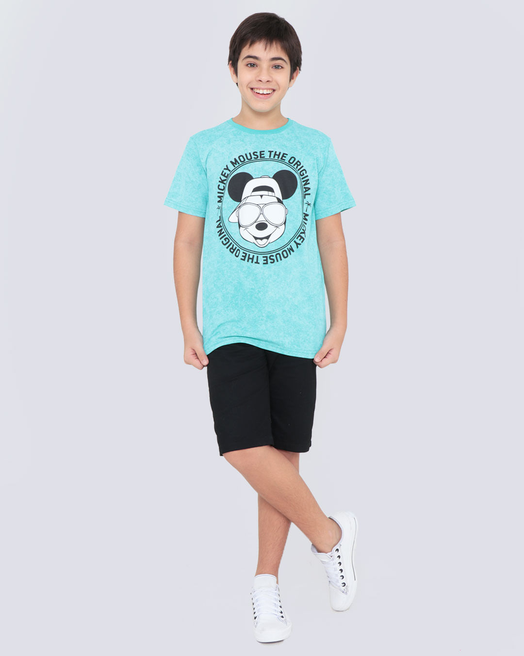 Camiseta-30227-Mc-M1016-Mickey---Verde-Claro