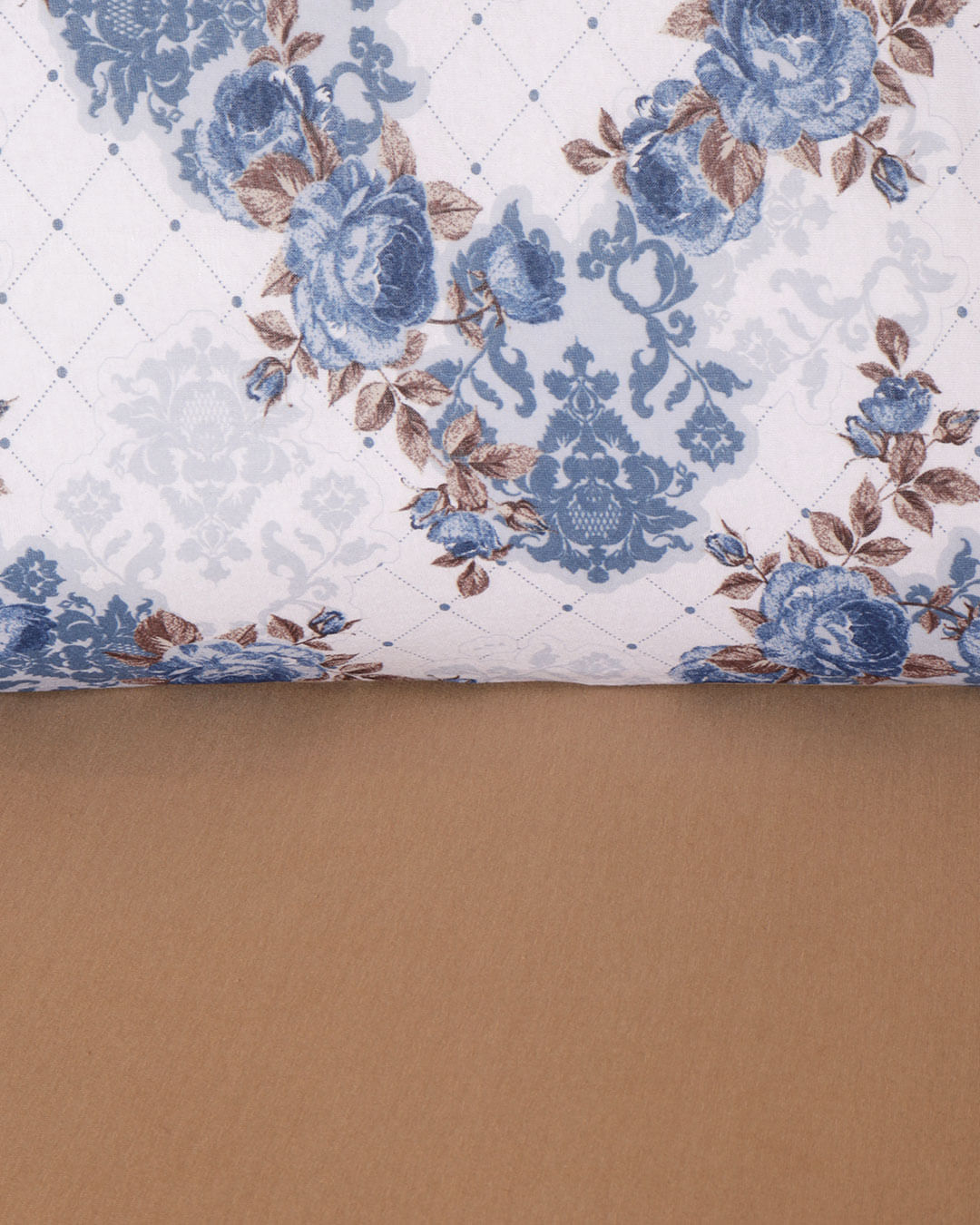 Jg-De-Cama-Casal-Slim-3-Pcs---Azul-Floral