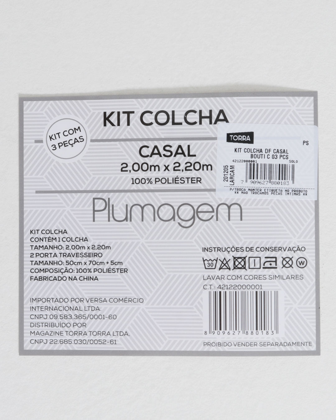 Kit-Colcha-Df-Queen-Bouti-C-03-Pcs---Azul-Geometrico