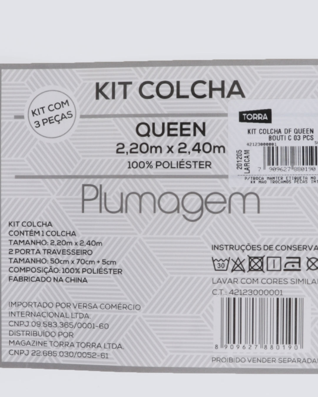 Kit-Colcha-Df-Queen-Bouti-C-03-Pcs---Bege-Claro