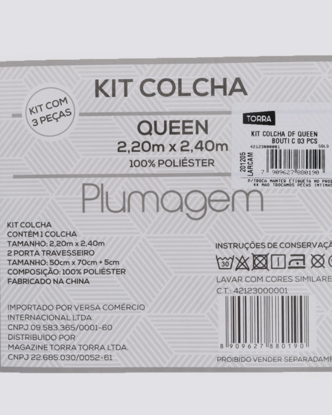 Kit-Colcha-Df-Queen-Bouti-C-03-Pcs---Bege-Floral