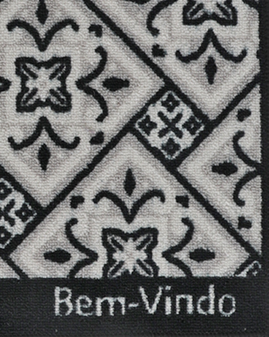 Tapete-Emborrachado-Estamp-40x-60-Sortid---Preto-Geometrico