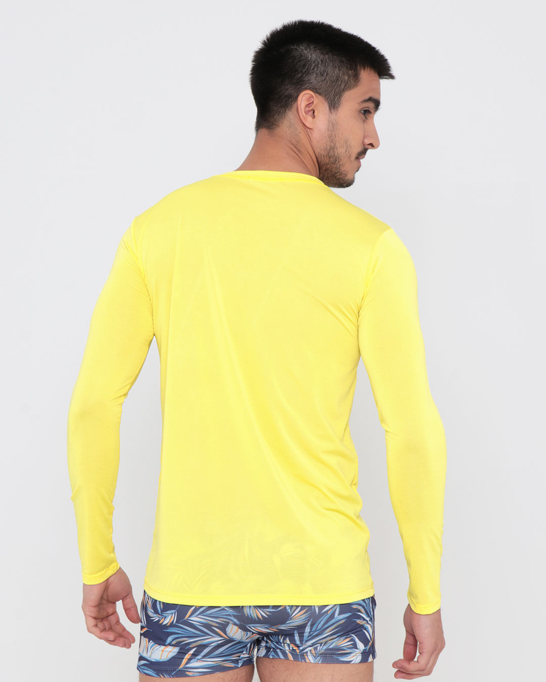 Camiseta-Cm6801-Manga-Longa--Uv---Amarelo-Medio