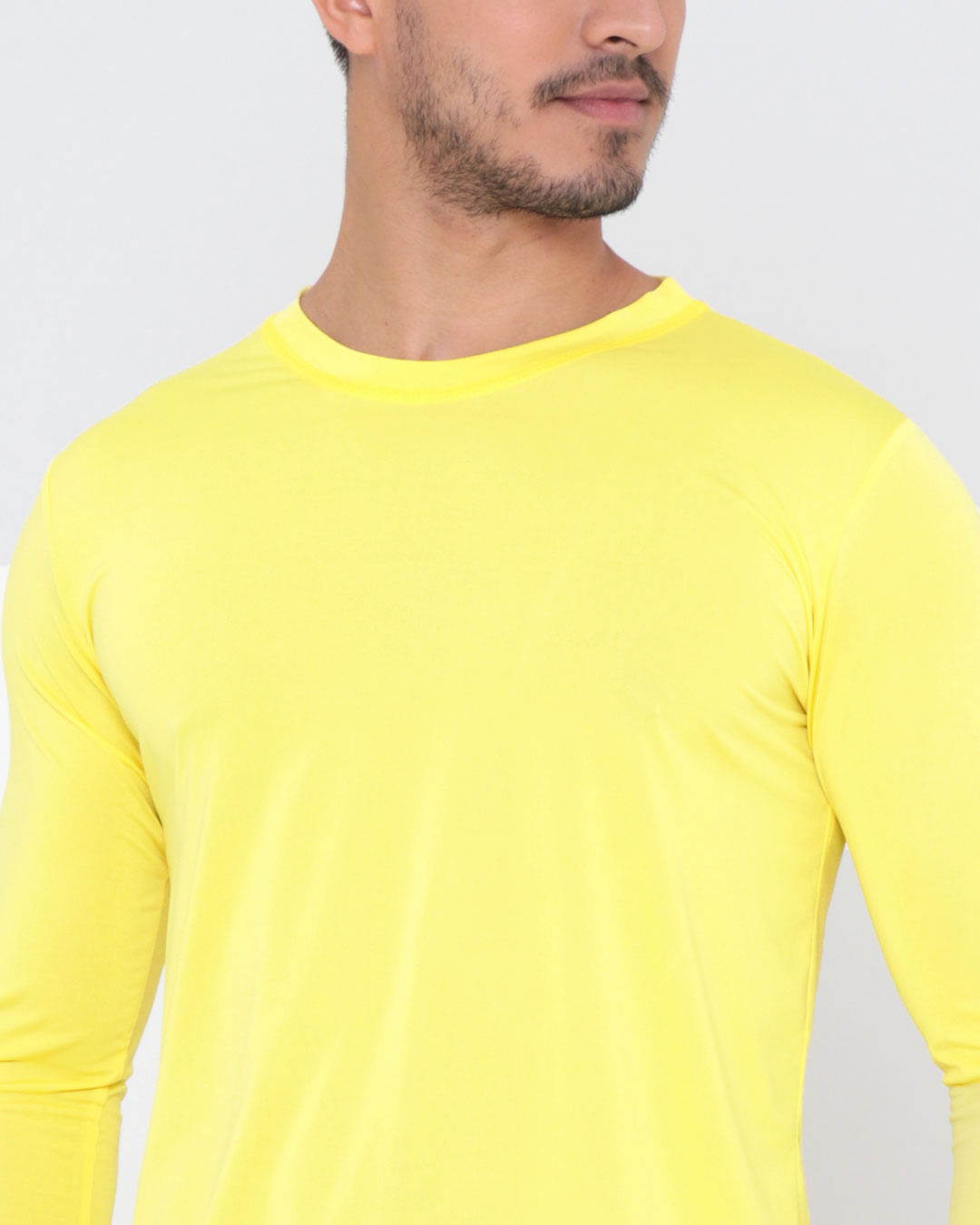 Camiseta-Cm6801-Manga-Longa--Uv---Amarelo-Medio