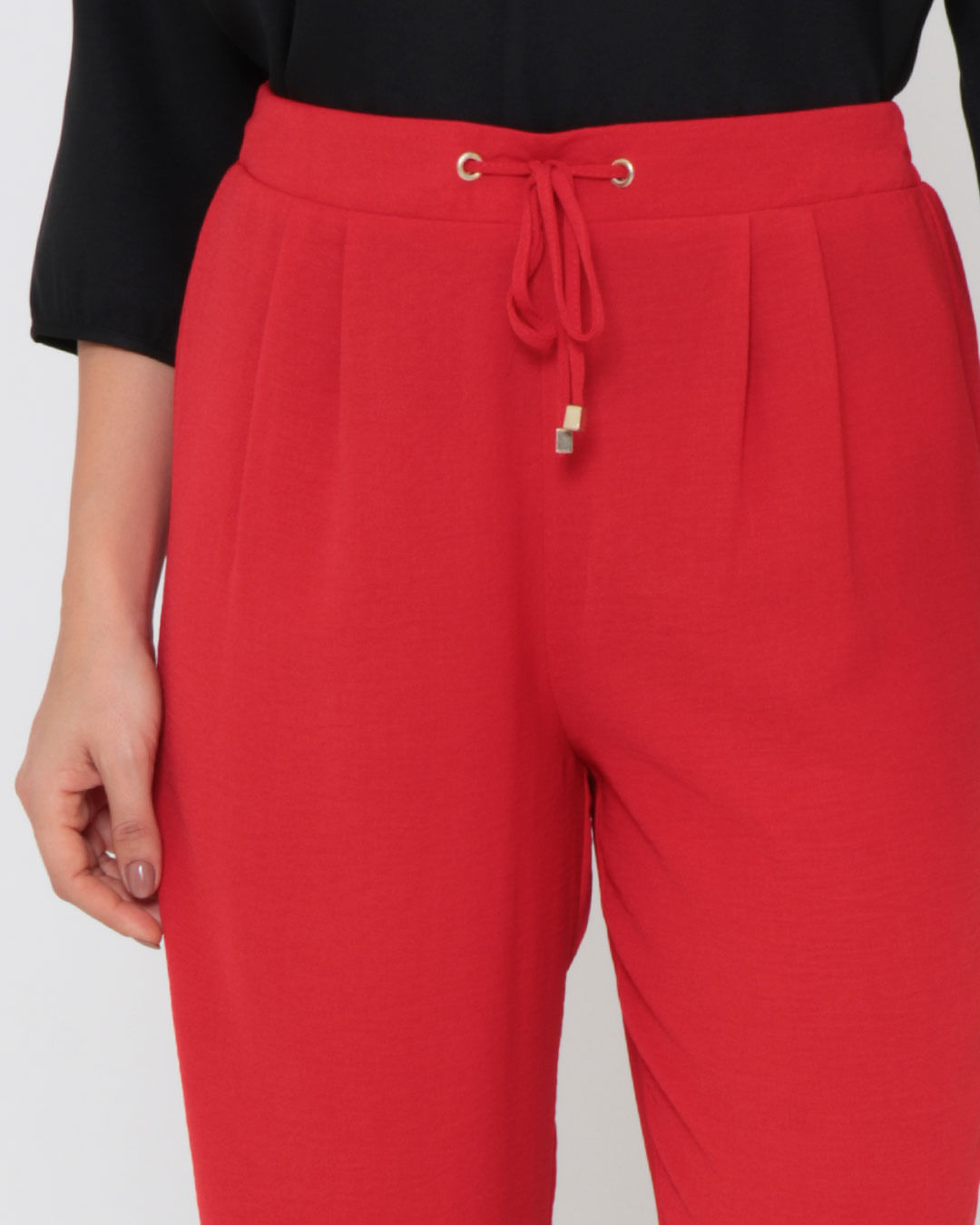 Calca-8007-2-Jogger-C-Pregas---Vermelho-Medio