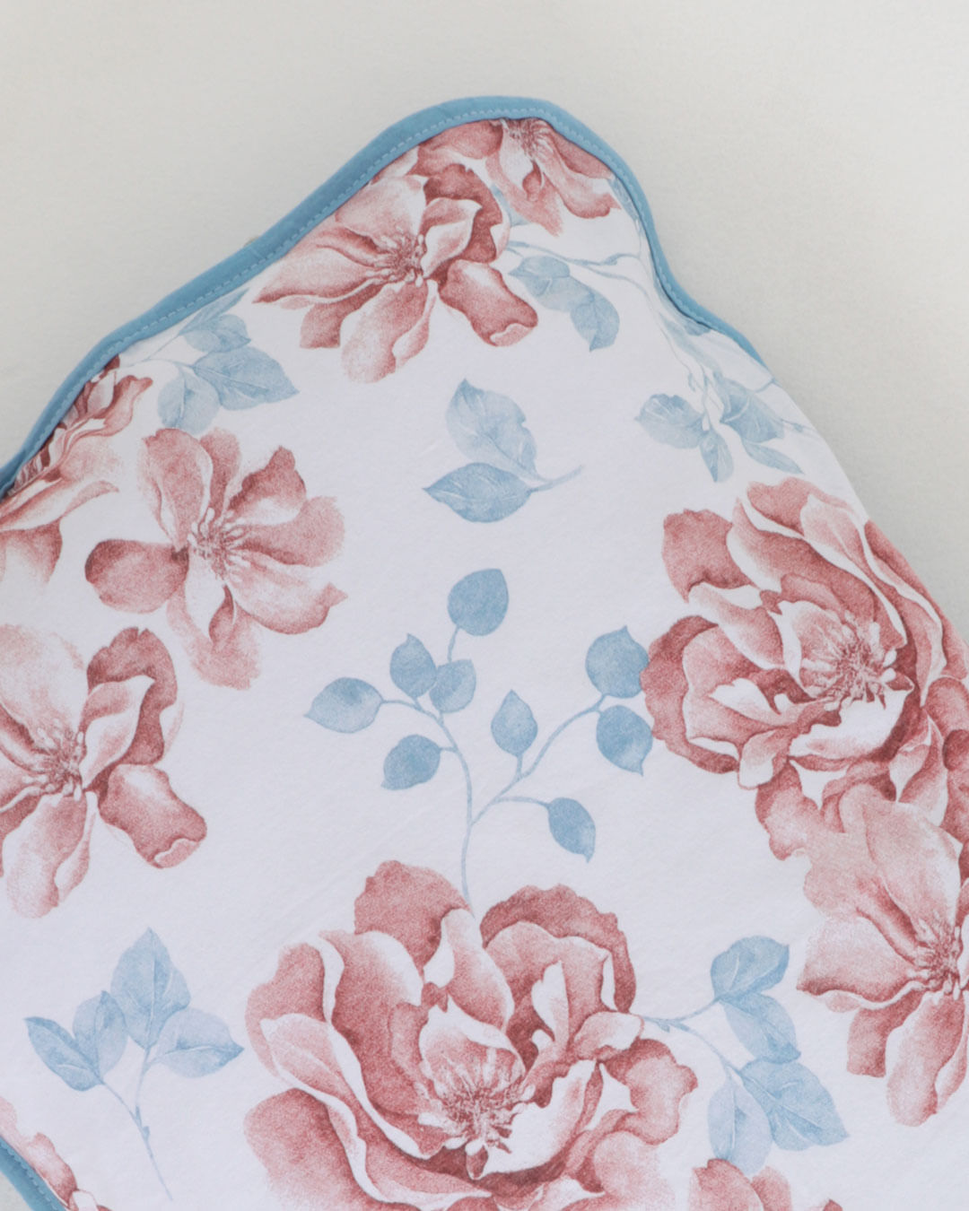Jg-De-Cama-Solteiro-Slim-2-Pcs---Azul-Floral