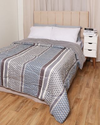 Coberdrom-Queen-Plush-Combo-Soft--Slim---Cinza-Geometrico