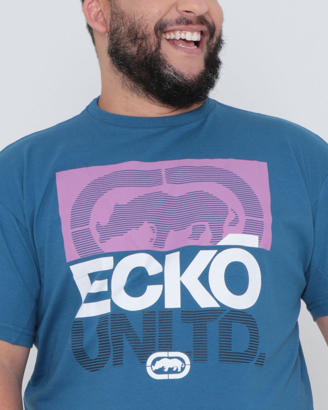 Camiseta-Ecko-Estampa-K644a-Plus-Ec---Azul-Medio