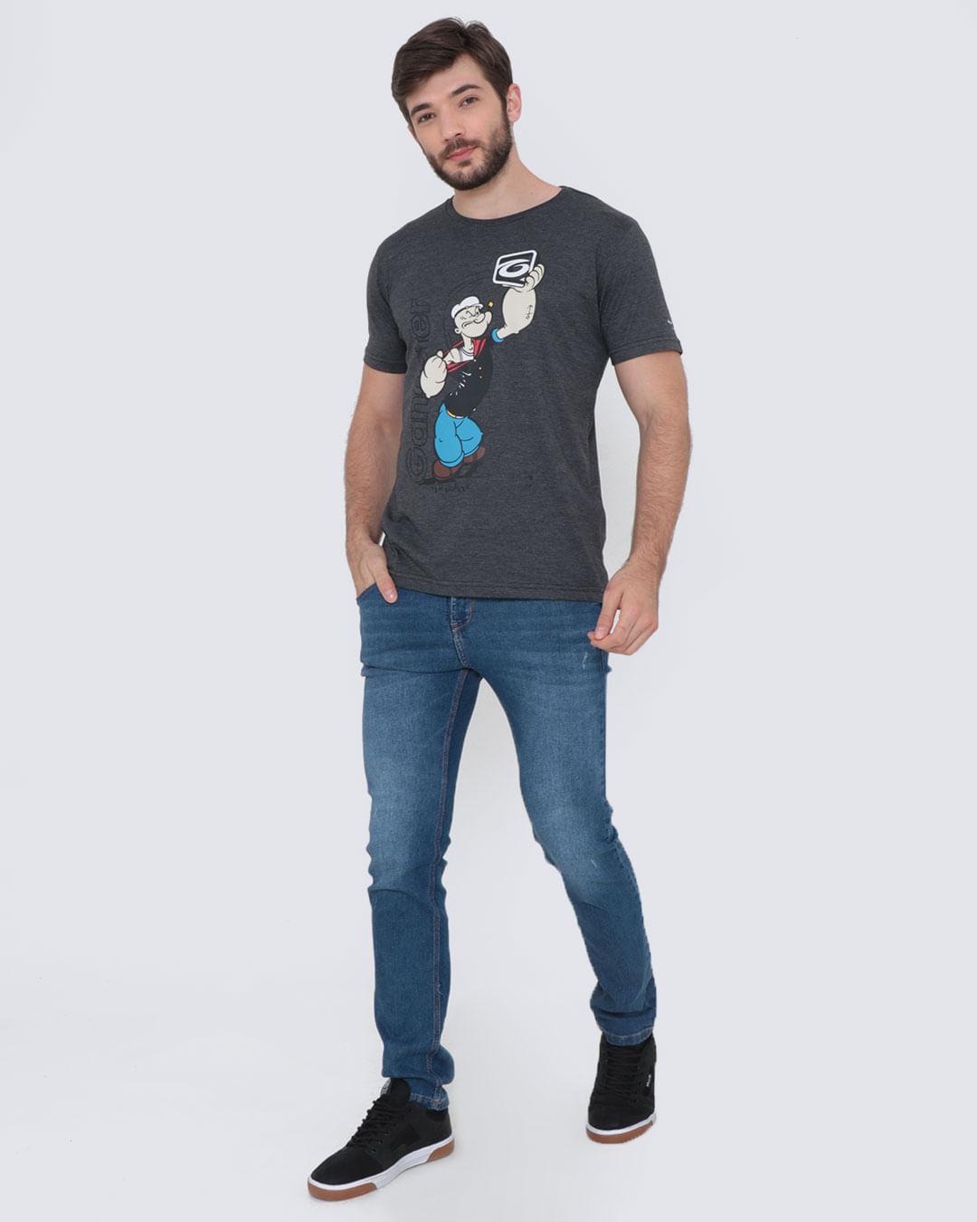 Camiseta-10160770-Popeye-Pgg---Mescla-Escuro