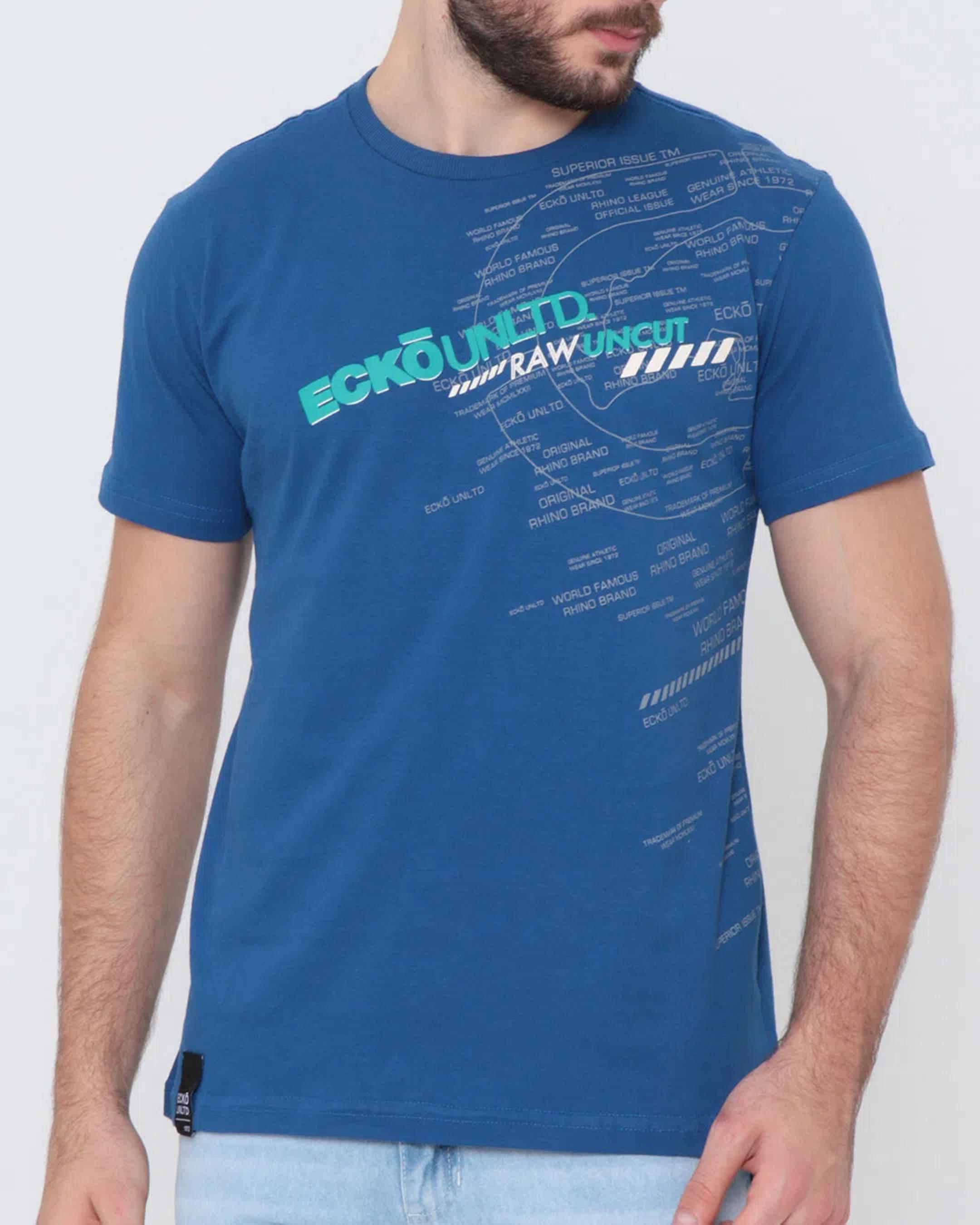 Camiseta-Ek-U060a-Masc-Estampada---Azul-Medio