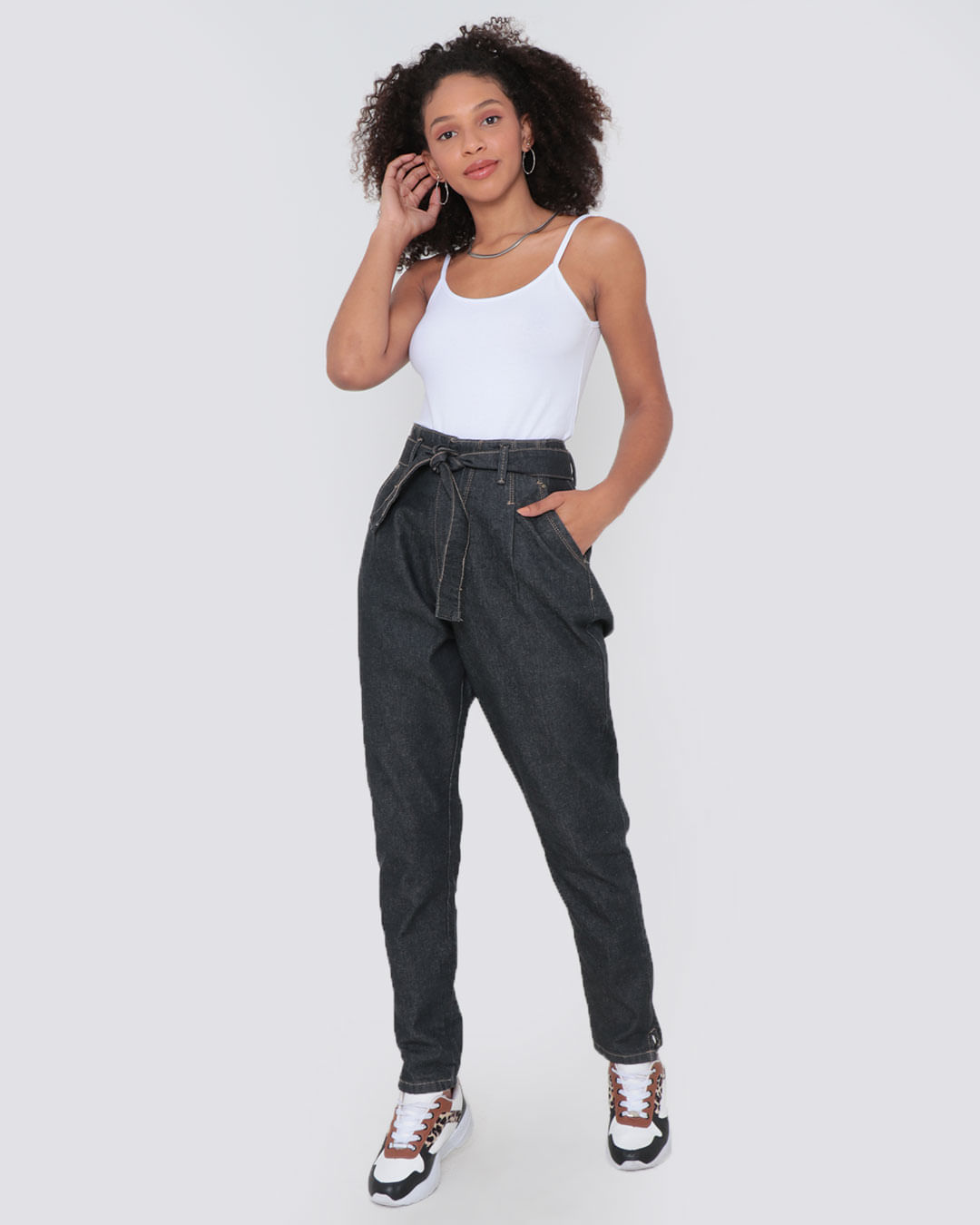 Calca-58247-Jns-Amarrcfem-Ad---Black-Jeans-Escuro