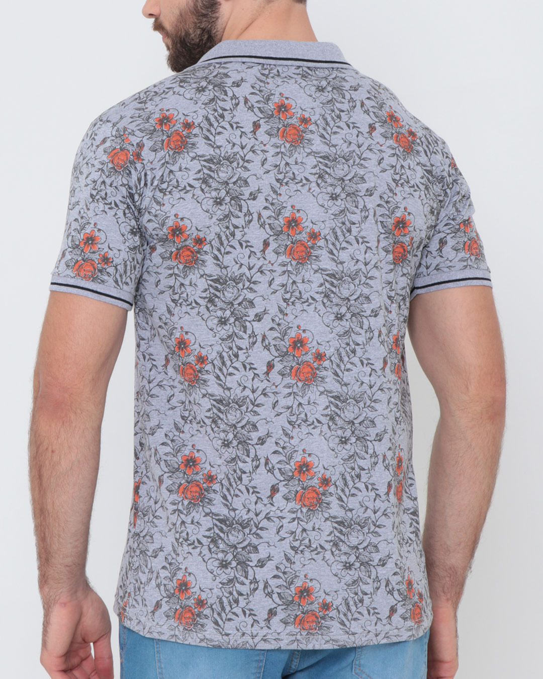 Polo-Ib11611-Floral-Mescla-Pgg---Cinza-Floral