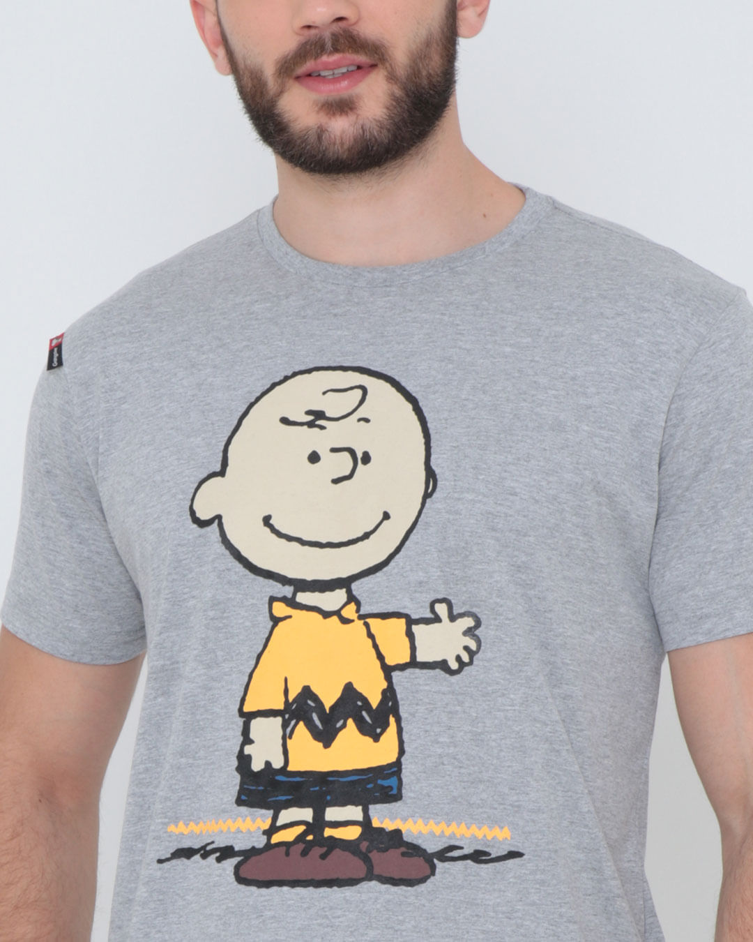 Camiseta-10160767-Charlie-Brown-Pgg---Cinza-Claro