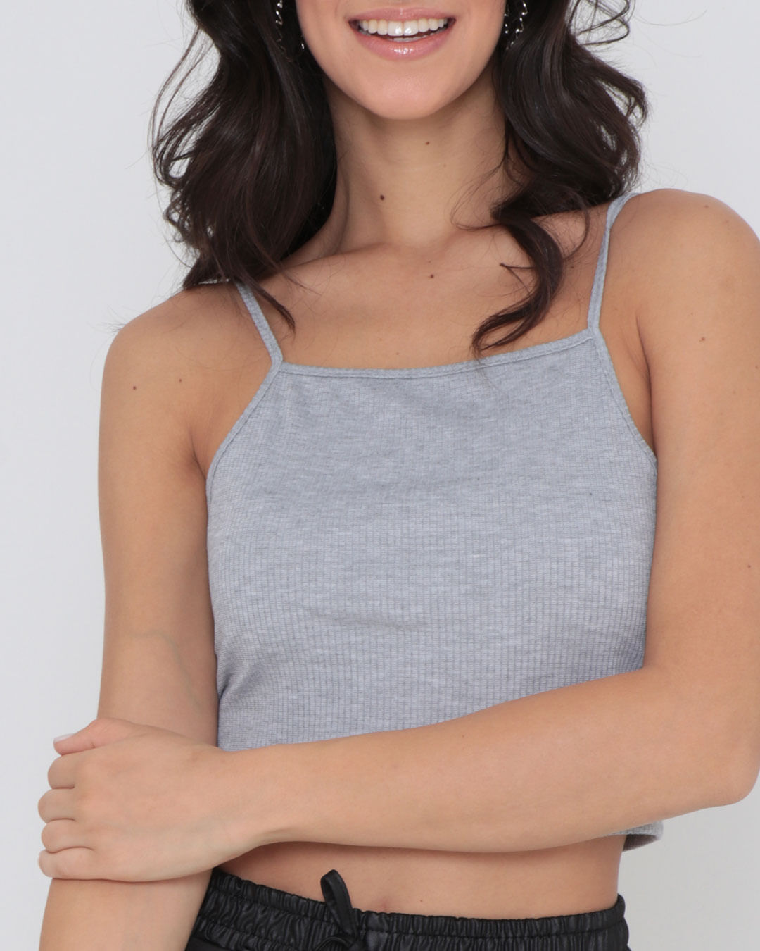 Cropped-Alcinha--Ribana-Canelada-7791rl---Cinza-Claro